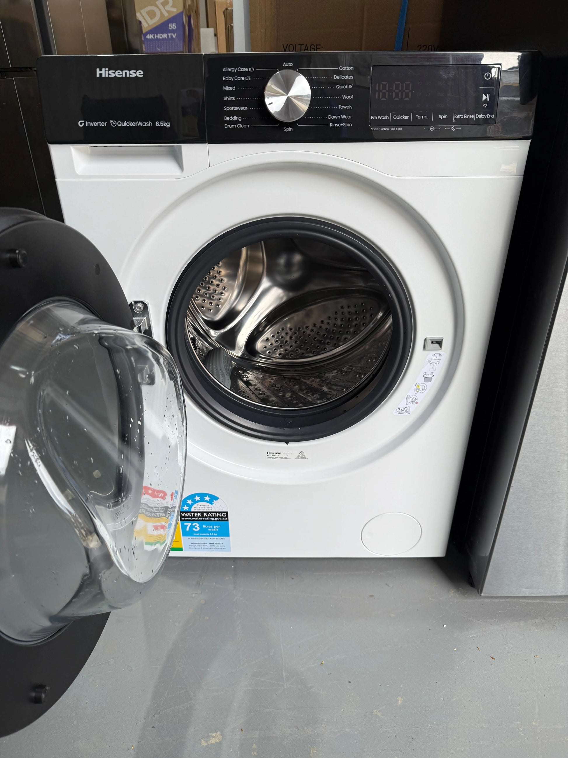 Factory Seconds Hisense 585 Litres Fridge Freezer and Hisense 8.5 kgs Washing Machine | ADELAIDE