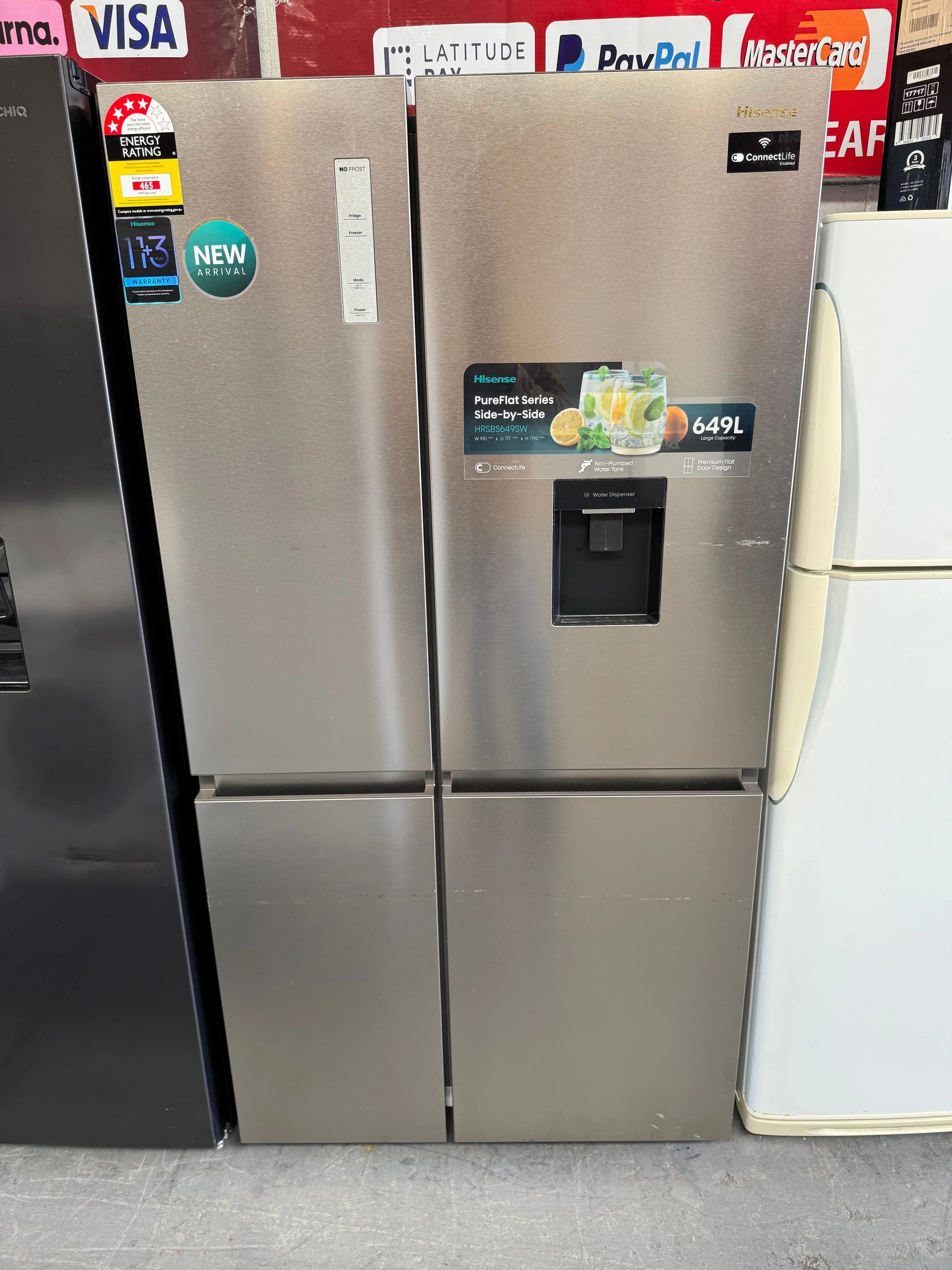 Factory Seconds Hisense 649L French Door Fridge Freezer | SYDNEY