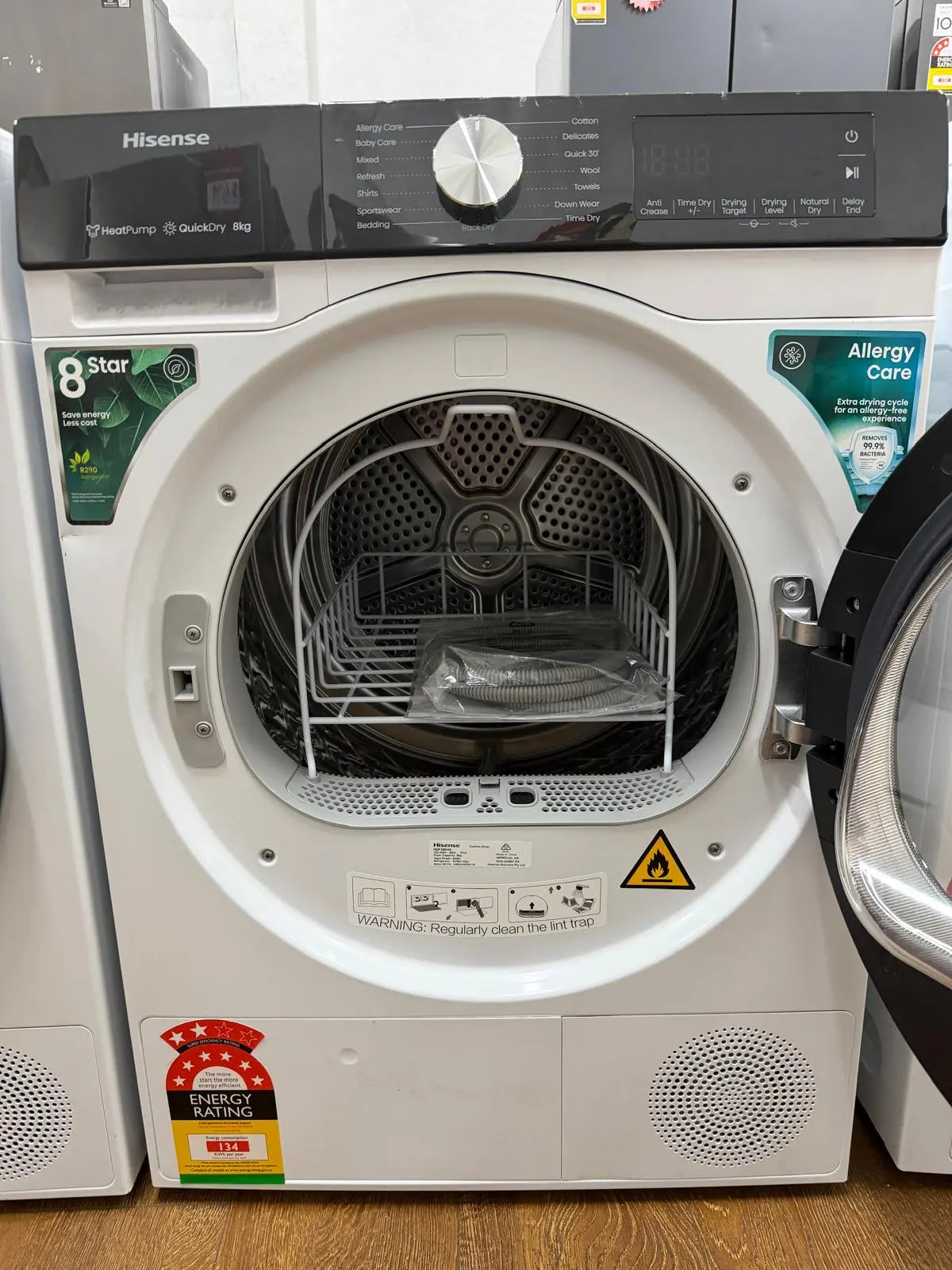 Factory Seconds Hisense 8kg Heat Pump Dryer – HDFS80HS | Reservoir