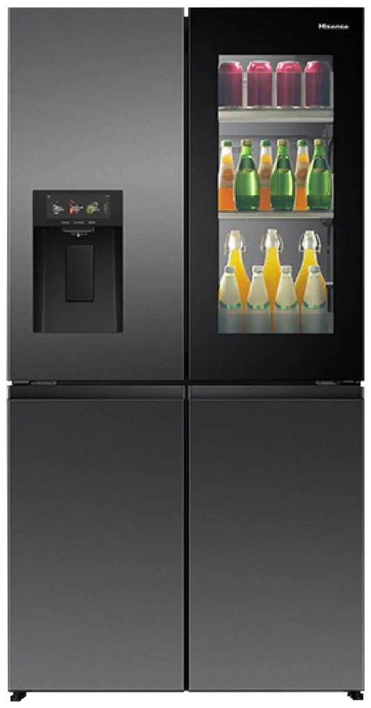 Factory Seconds Hisense HRCD615TBWV 615L PureView French Door Fridge (Dark Stainless Steel) | SYDNEY