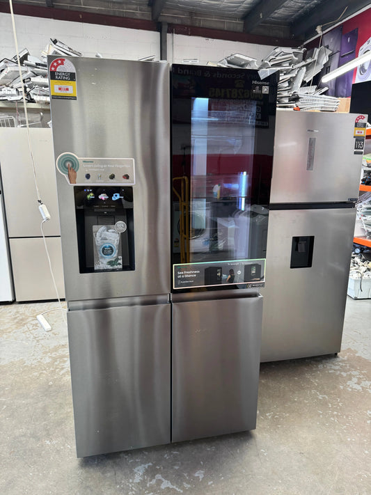 Factory Seconds Hisense HRCD615TBWV 615L PureView French Door Fridge (Dark Stainless Steel) | SYDNEY