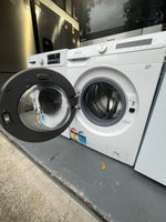 Factory Seconds Hisense Refrigerator/Freezer HRTF206 + Panasonic Microwave NN-ST665B And Refurbished Samsung 9kg Washer | Lucky white goods