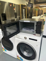 Factory Seconds Hisense Refrigerator/Freezer HRTF206 + Panasonic Microwave NN-ST665B And Refurbished Samsung 9kg Washer | Lucky white goods