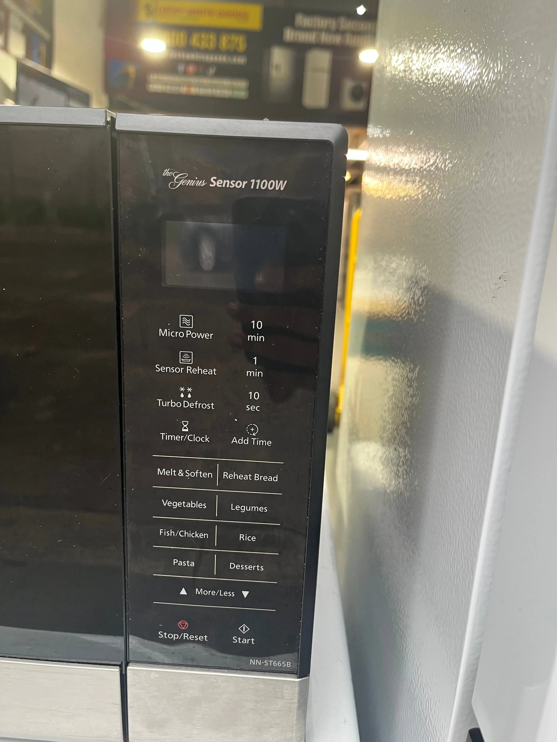 Factory Seconds Hisense Refrigerator/Freezer HRTF206 + Panasonic Microwave NN-ST665B And Refurbished Samsung 9kg Washer | Lucky white goods