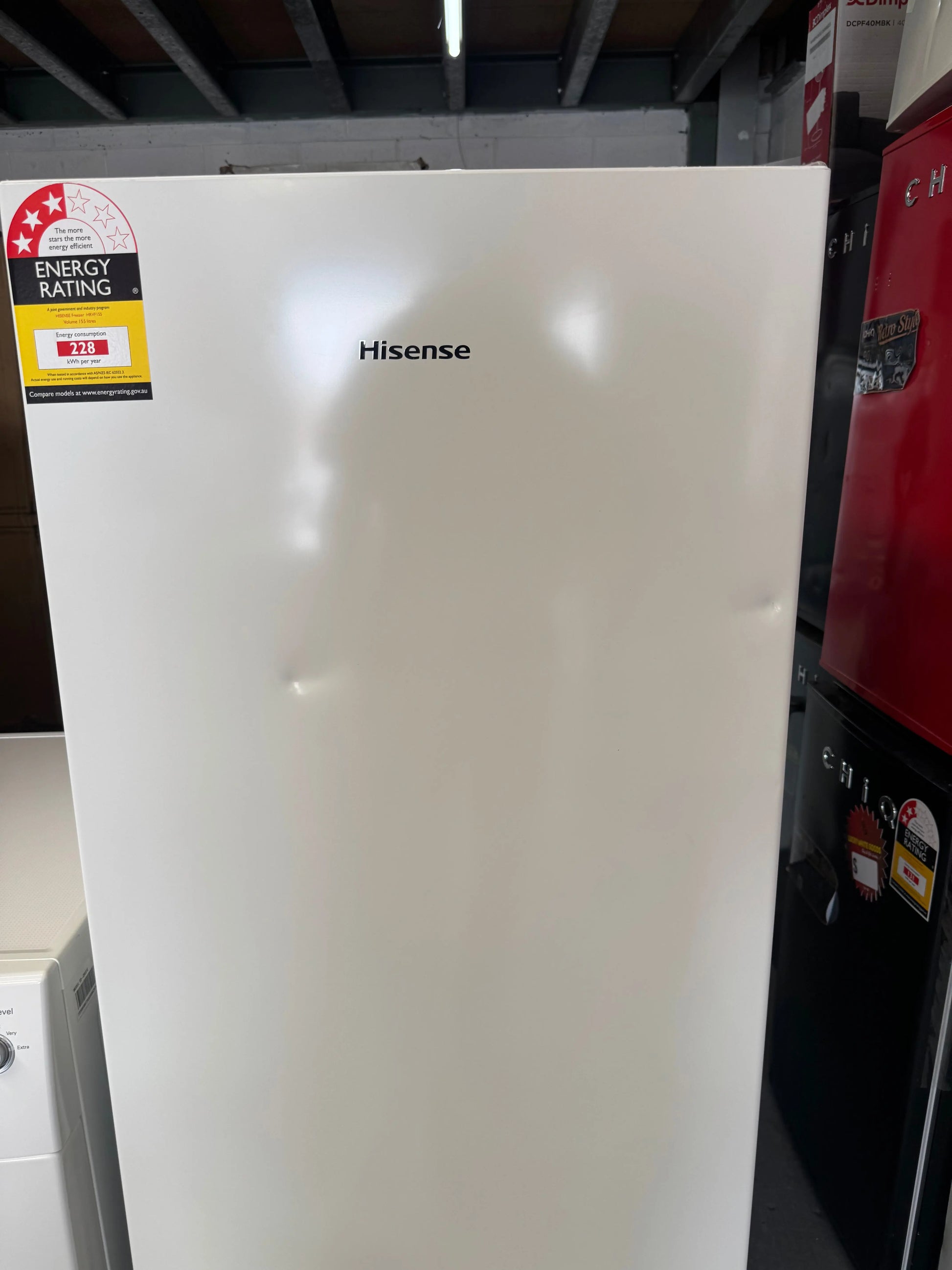 Factory Seconds Hisense Upright Freezer 155 L | SYDNEY