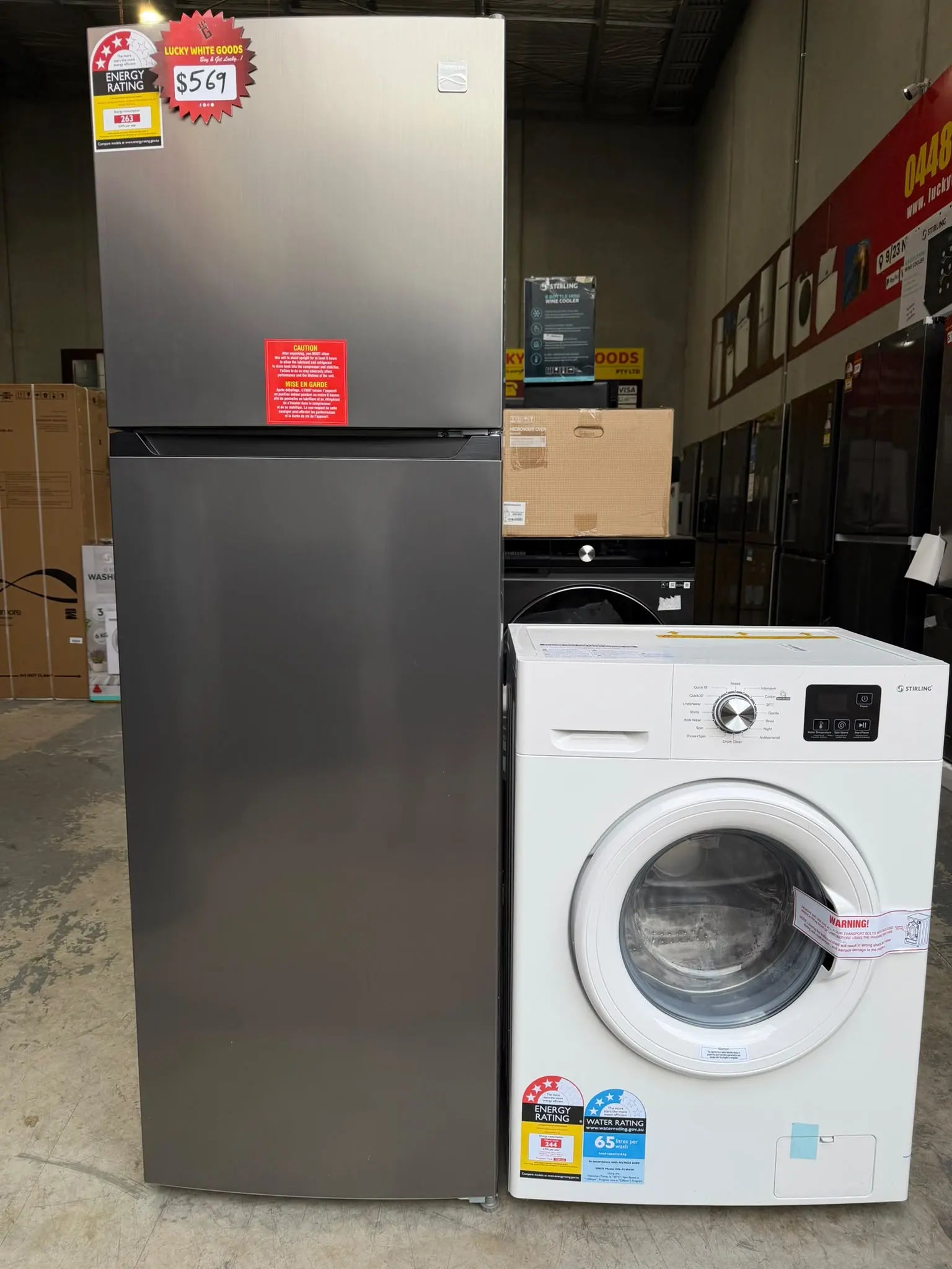 Factory Seconds Kenmore 247L + Stirling 6kg Combo | MELBOURNE