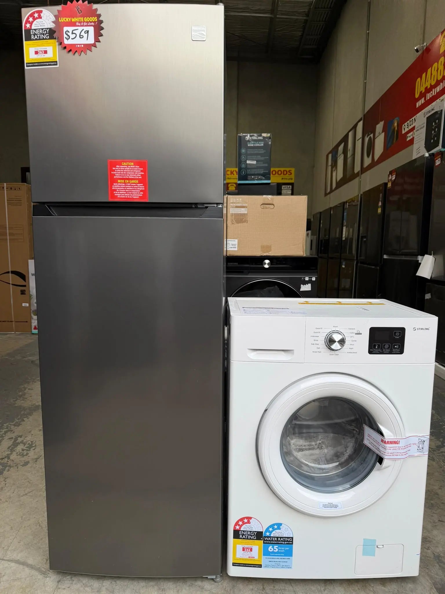 Factory Seconds Kenmore 247L + Stirling 6kg Combo | MELBOURNE