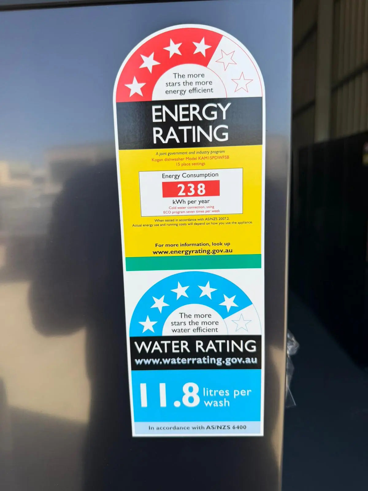 Factory Seconds Kogan 15‑Place Settings Dishwasher – Model KAMI5PDWFSB | BRISBANE