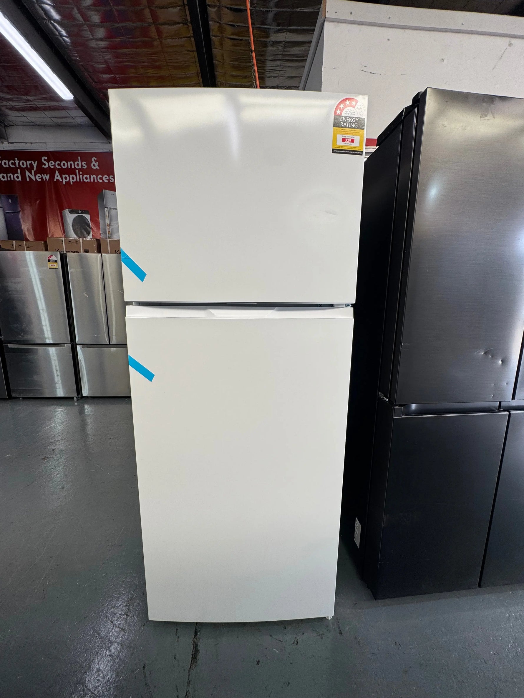 Factory Seconds Kogan 415L Top Mount Fridge (White) | SYDNEY