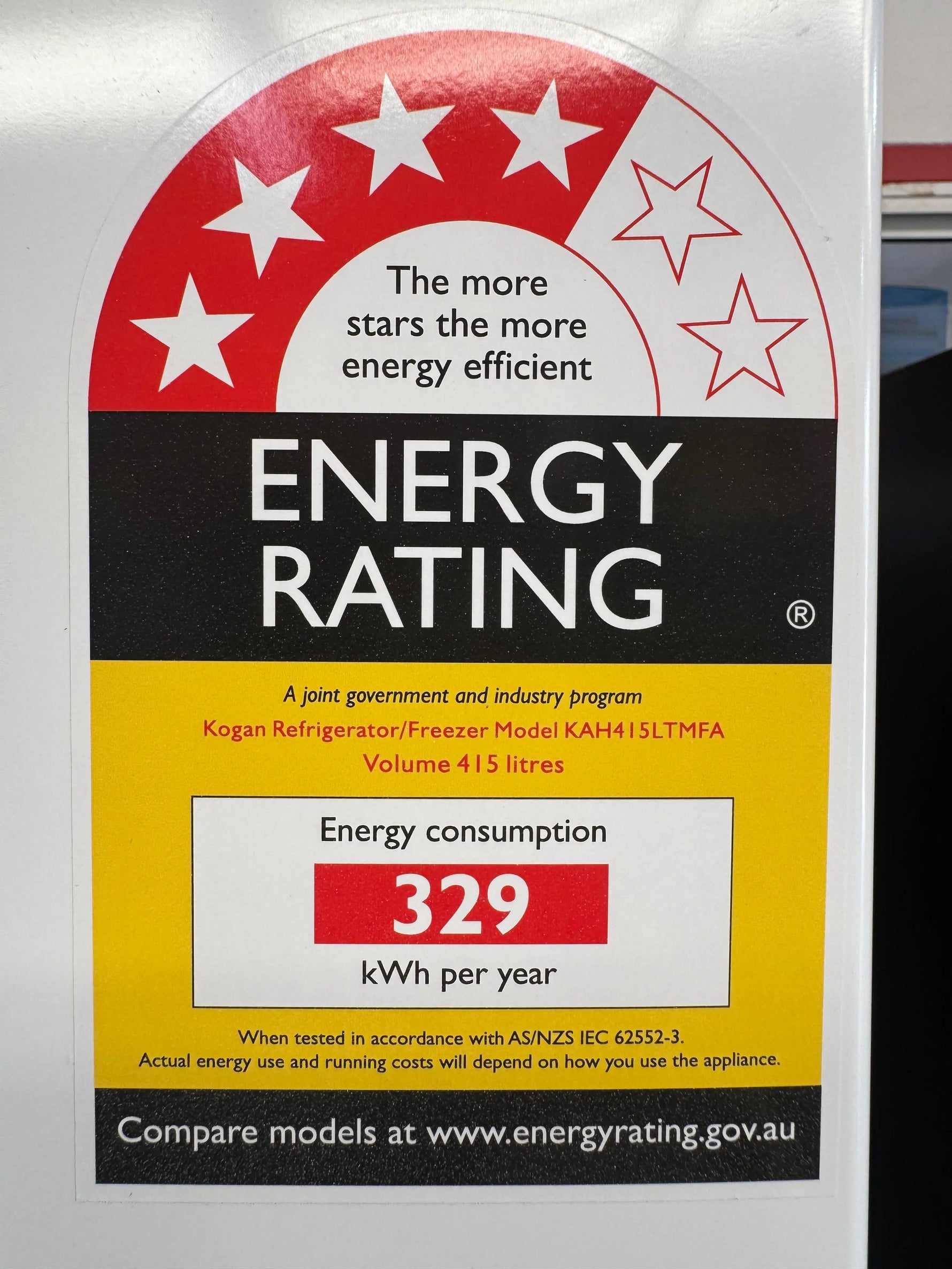 Factory Seconds Kogan 415L Top Mount Fridge (White) | SYDNEY