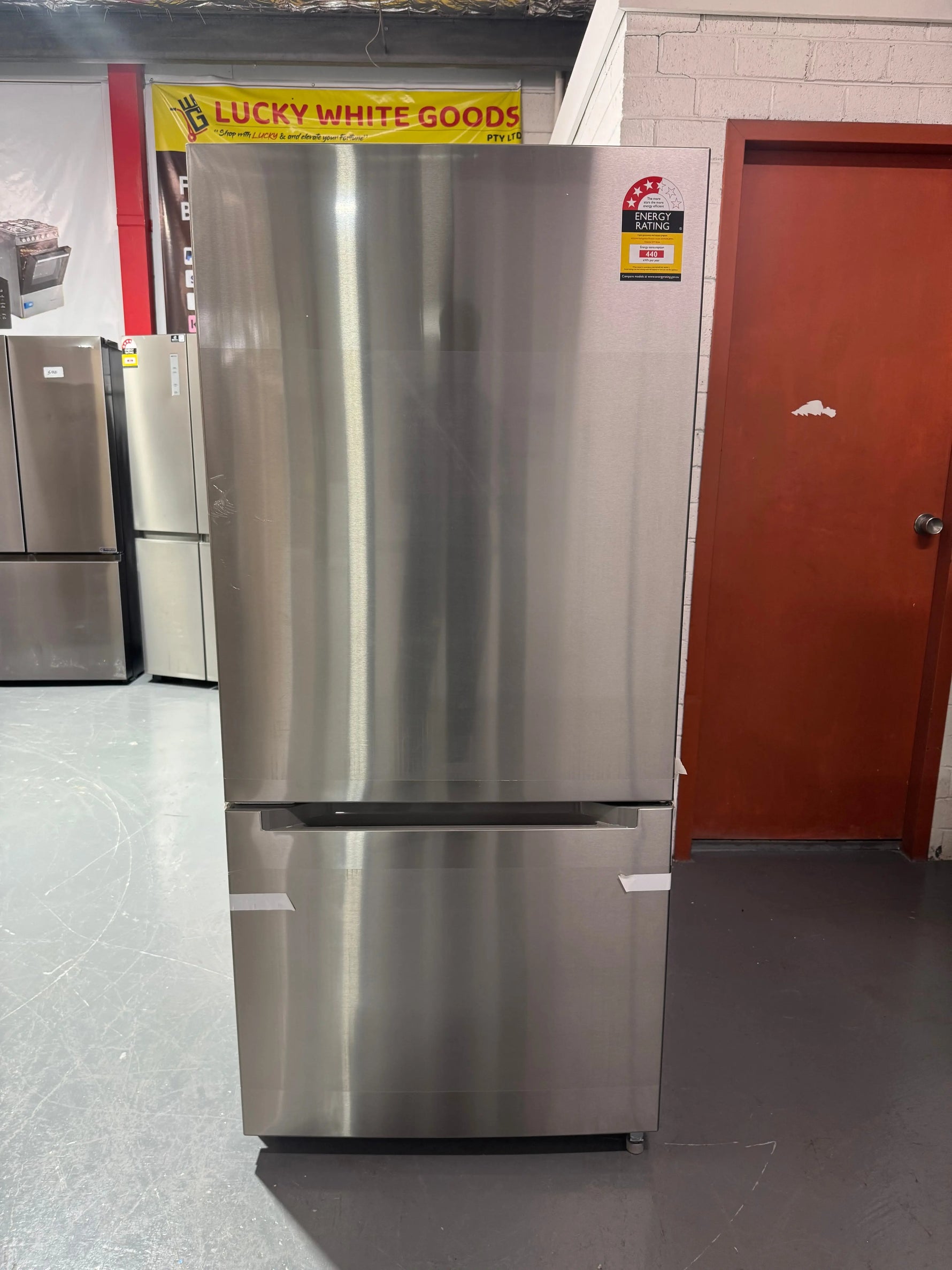 Factory Seconds Kogan 529L Bottom Mount Fridge (Stainless Steel)