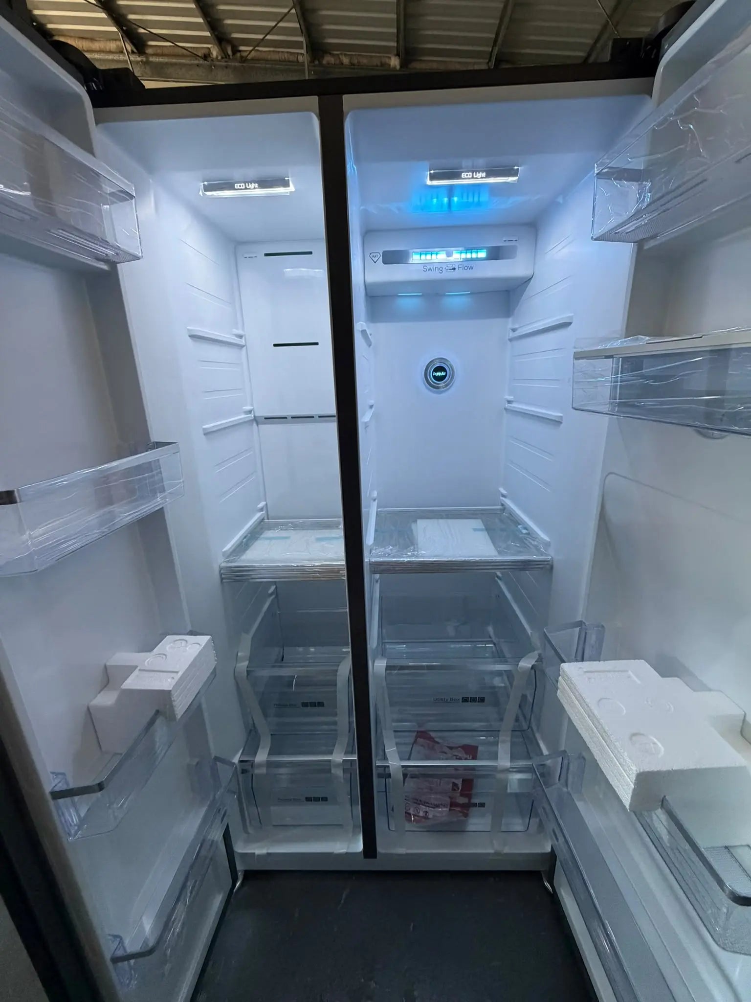 Factory Seconds Kogan 631L Side-by-Side Fridge Freezer | BRISBANE