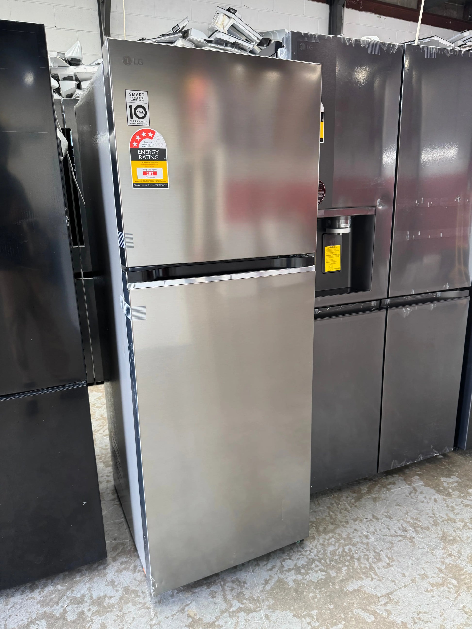 Factory Seconds LG 315L Top Mount Frost Free Silver Fridge GT-3S | SYDNEY