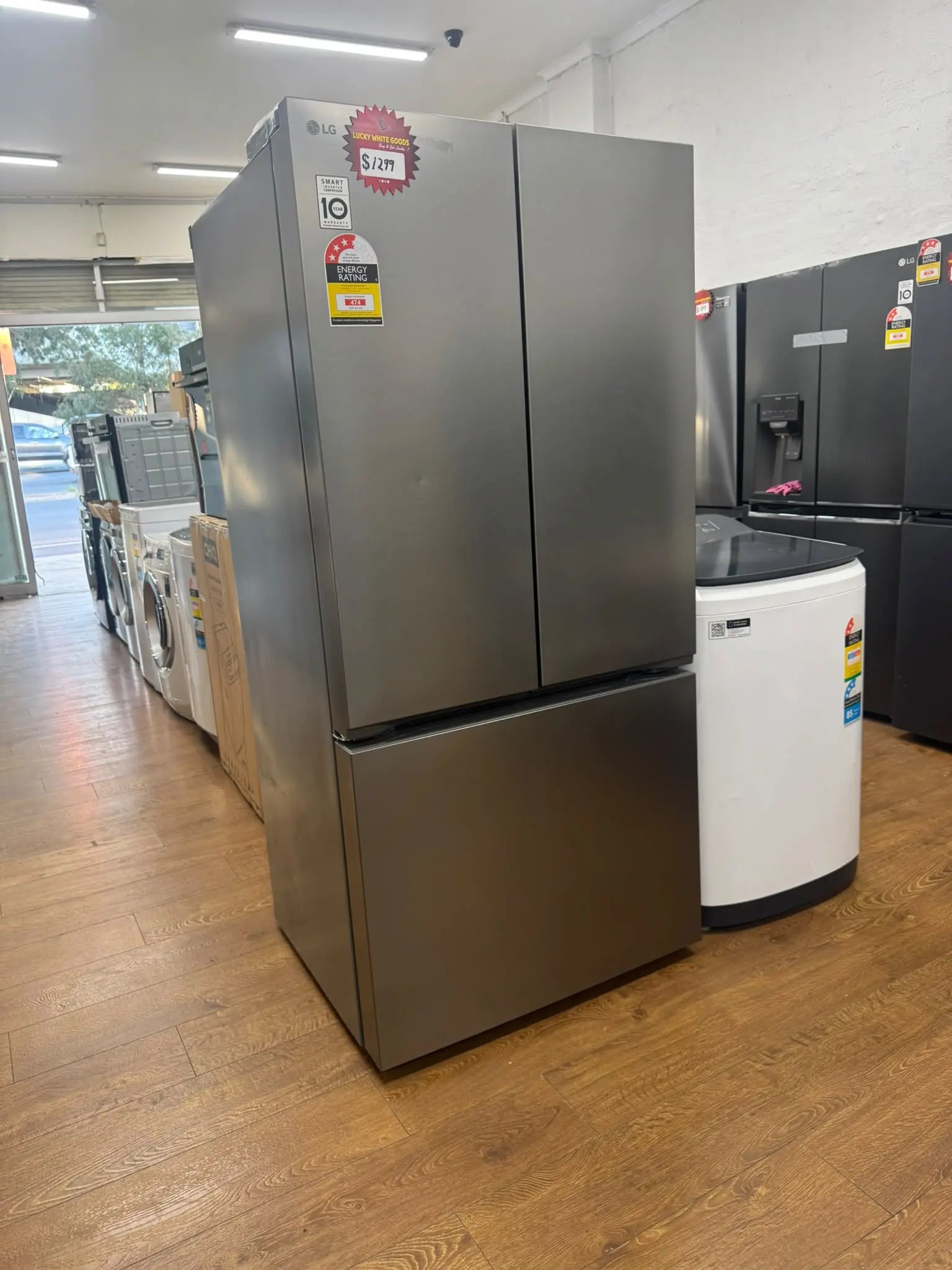 Factory Seconds LG 589L Fridge + Westinghouse 7kg Top Loader