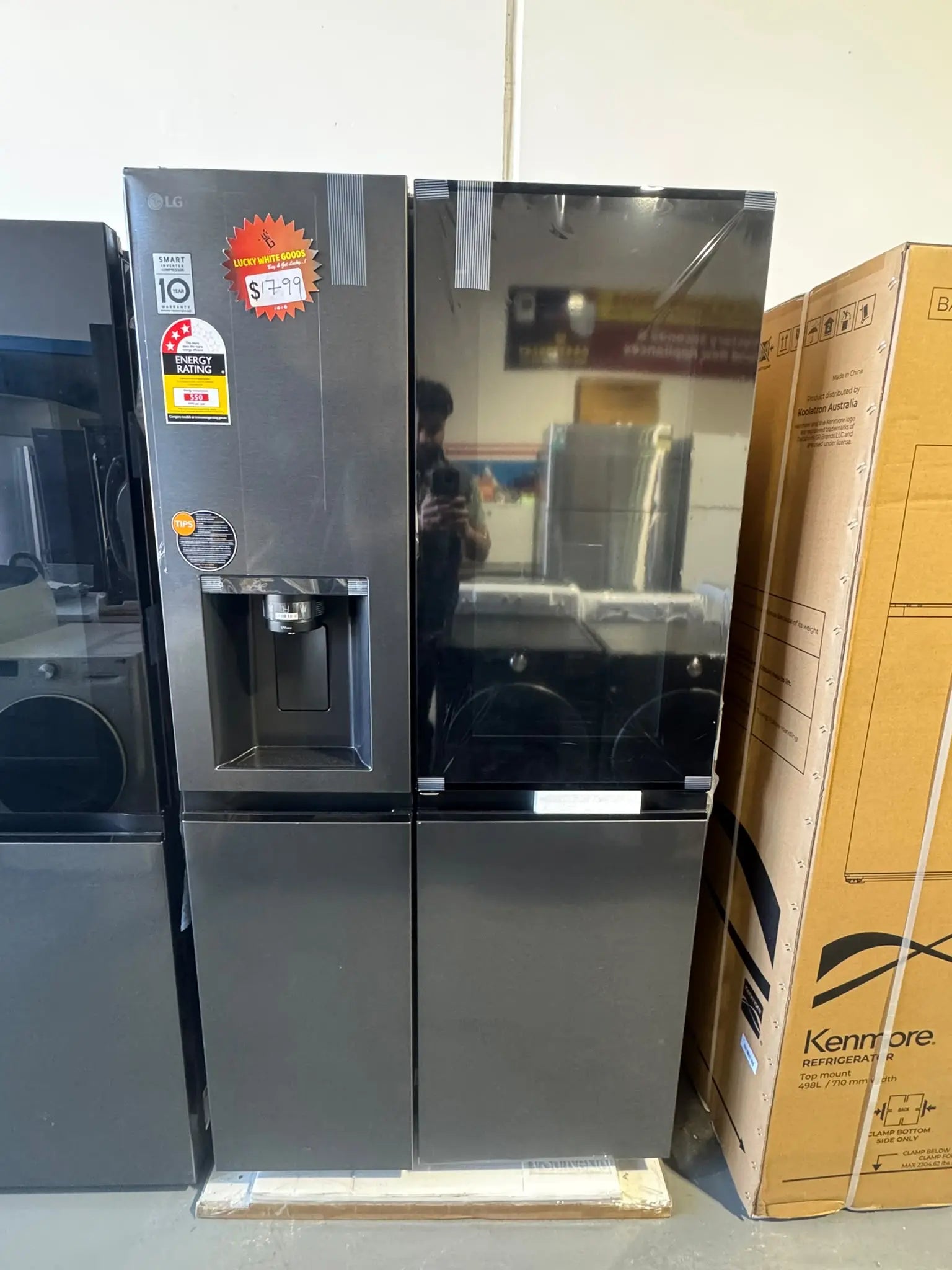 Factory Seconds LG 635L Side by Side Fridge Freezer | PERTH
