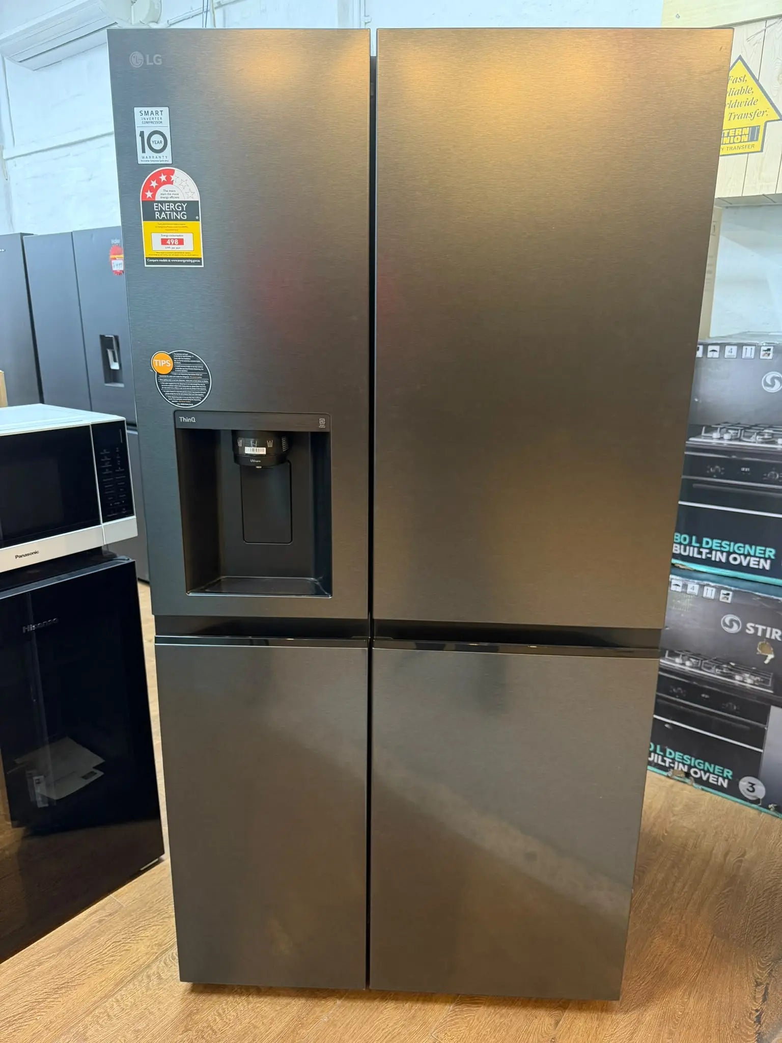 Factory Seconds LG 635L Side-by-Side Fridge Freezer | 1 Year Warranty | RESERVOIR
