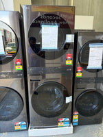 Factory Seconds LG WashTower 19kg/10Kg All‑In‑One Stacked Washer & Dryer – WWT‑1910B (Black Steel) | MELBOURNE
