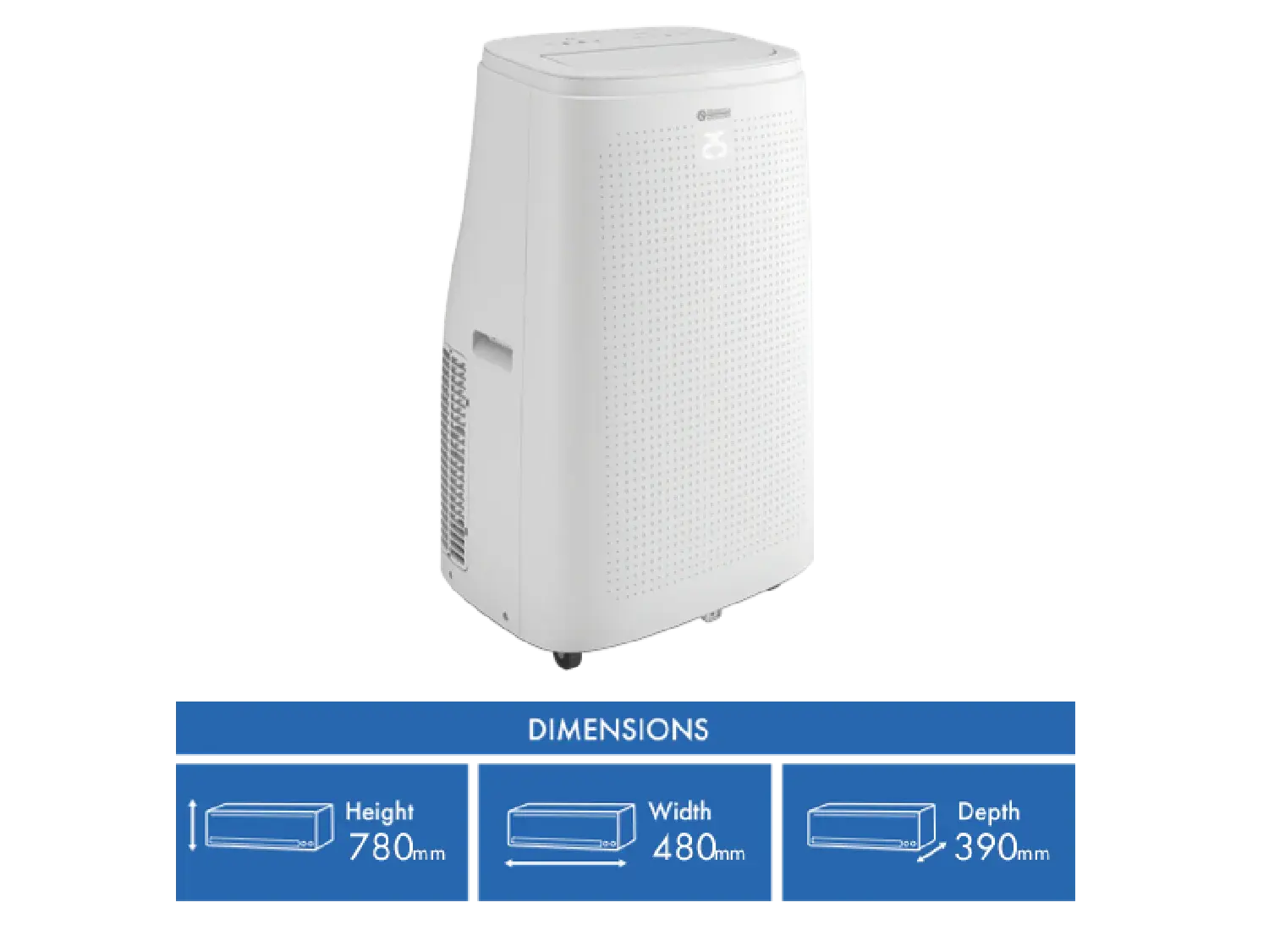 Factory Seconds Olimpia Splendid 4.7kW Portable Air Conditioner PROCOOL16E | SYDNEY