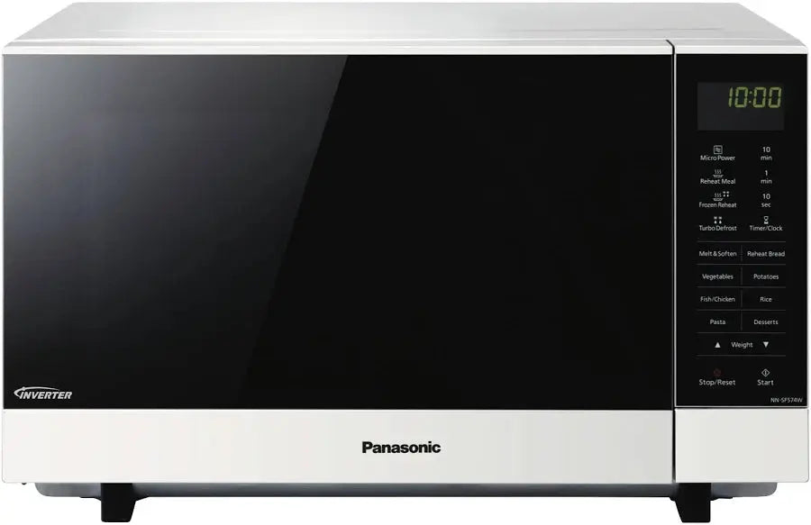 Factory Seconds Panasonic NN‑SF564W 32L Flatbed Inverter Microwave Oven – White | ADELAIDE