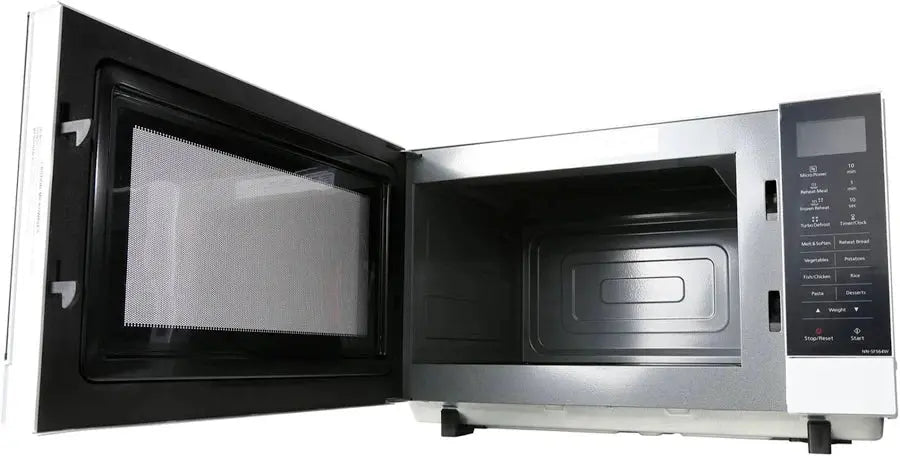 Factory Seconds Panasonic NN‑SF564W 32L Flatbed Inverter Microwave Oven – White | ADELAIDE