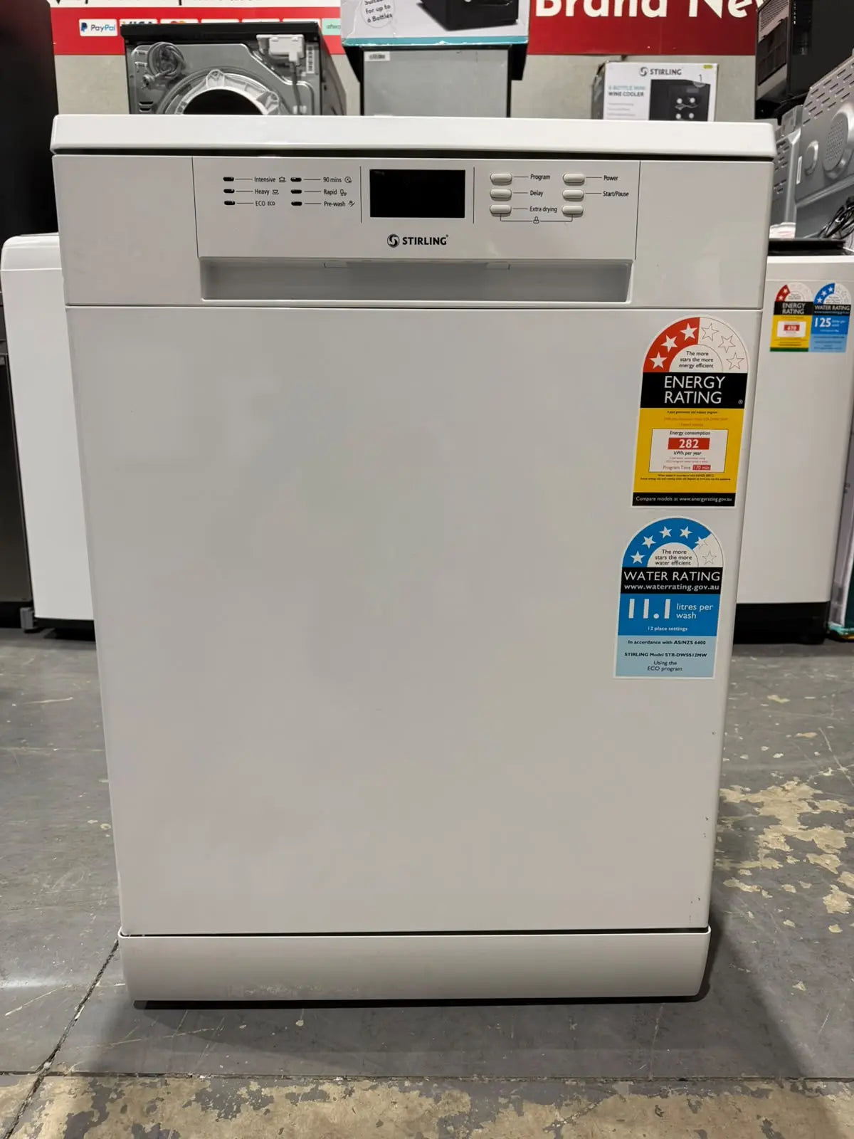 Factory Seconds Reliable STIRLING 12 Place Setting Dishwasher | MELBOURNE