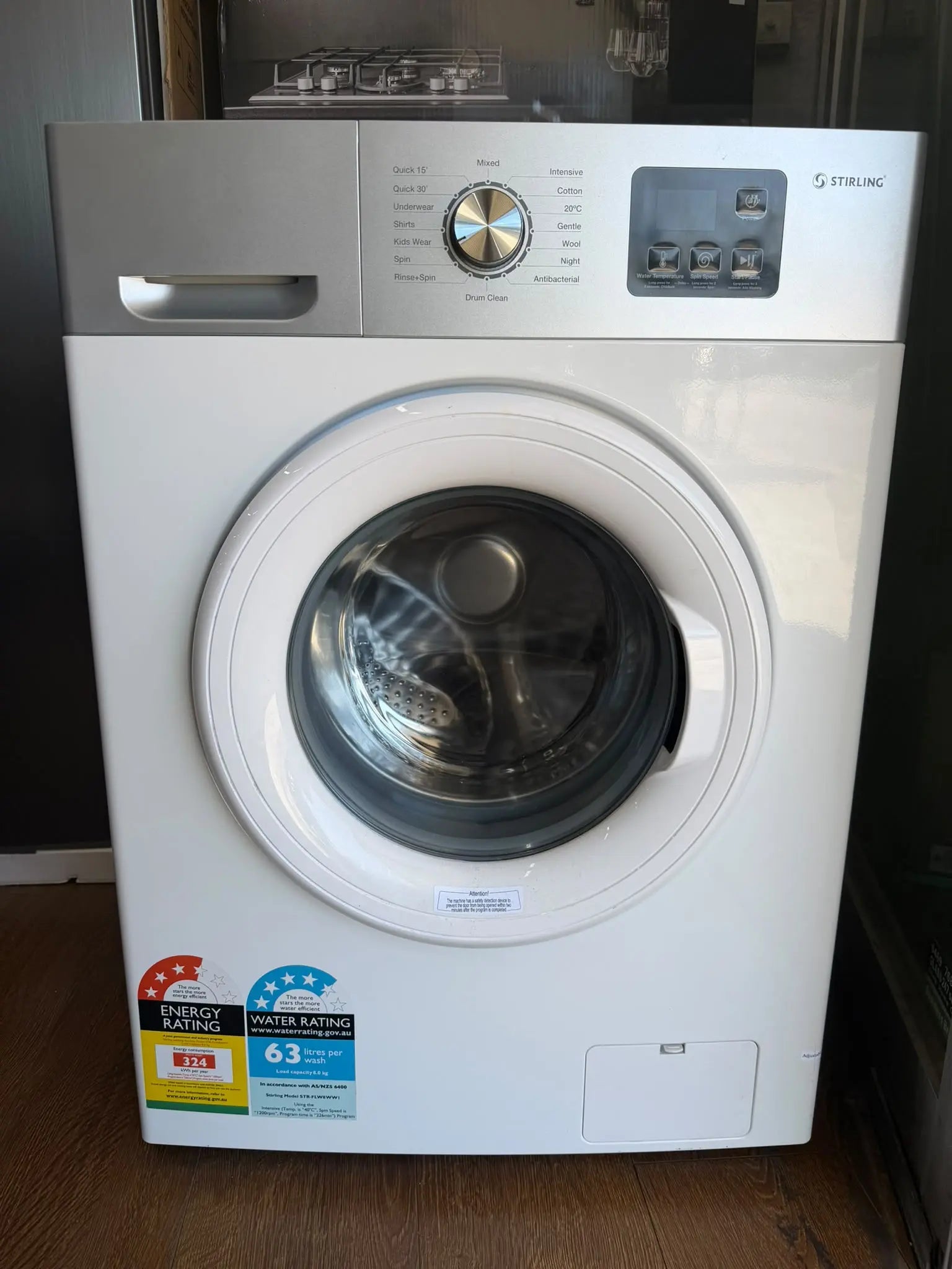 Factory Seconds Reliable STIRLING 8kg Front Load Washing Machine | RESERVOIR