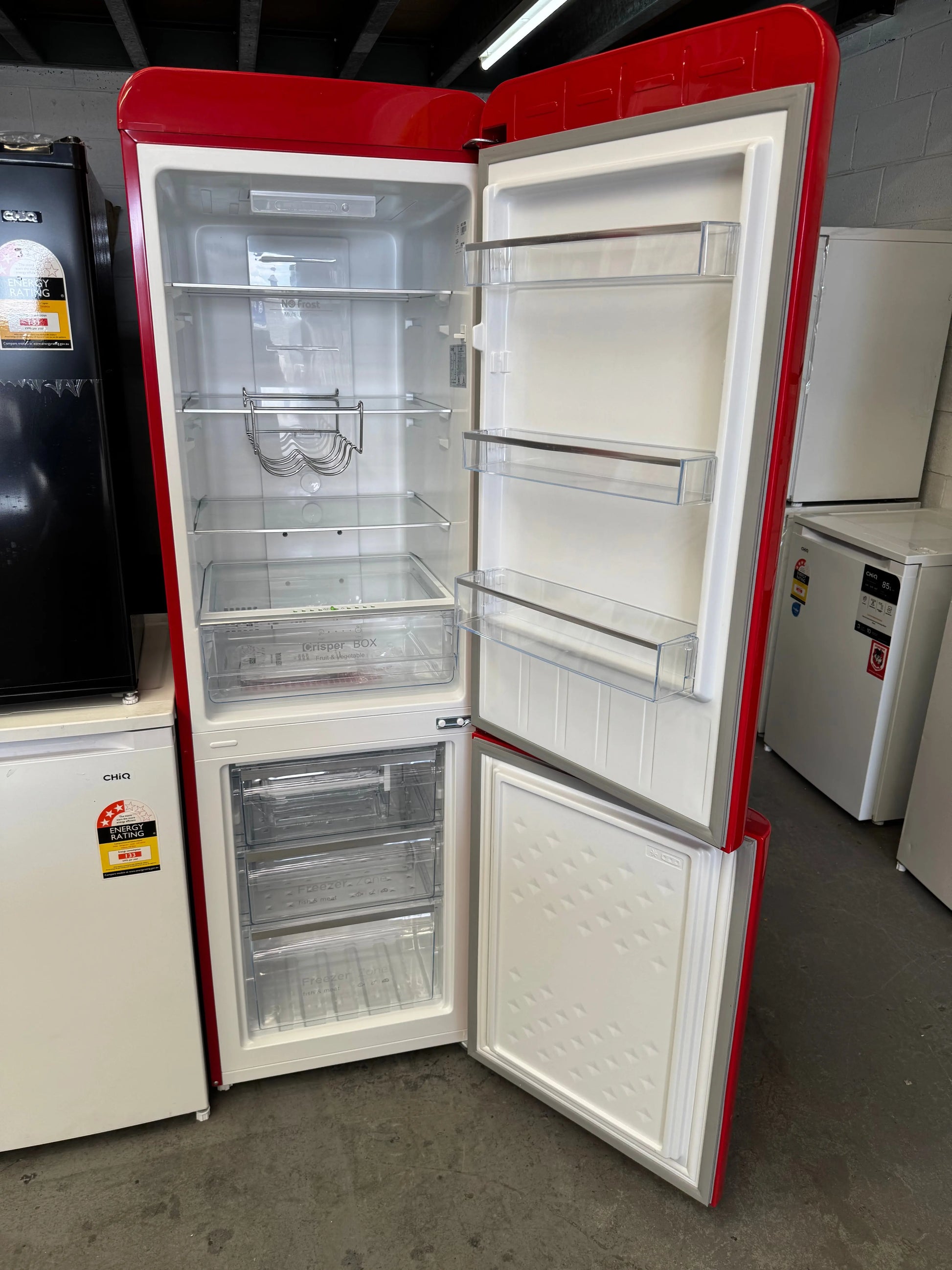 Factory Seconds Retro CHIQ 231L Fridge Freezer | SYDNEY