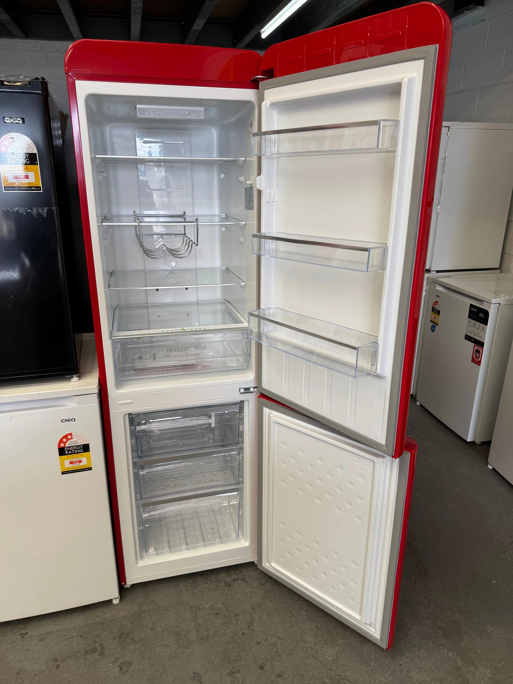 Factory Seconds Retro CHIQ 231L Fridge Freezer | SYDNEY