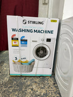 Factory Seconds Stirling 6Kg Front Load washing machine - 6 Months | Lucky white goods