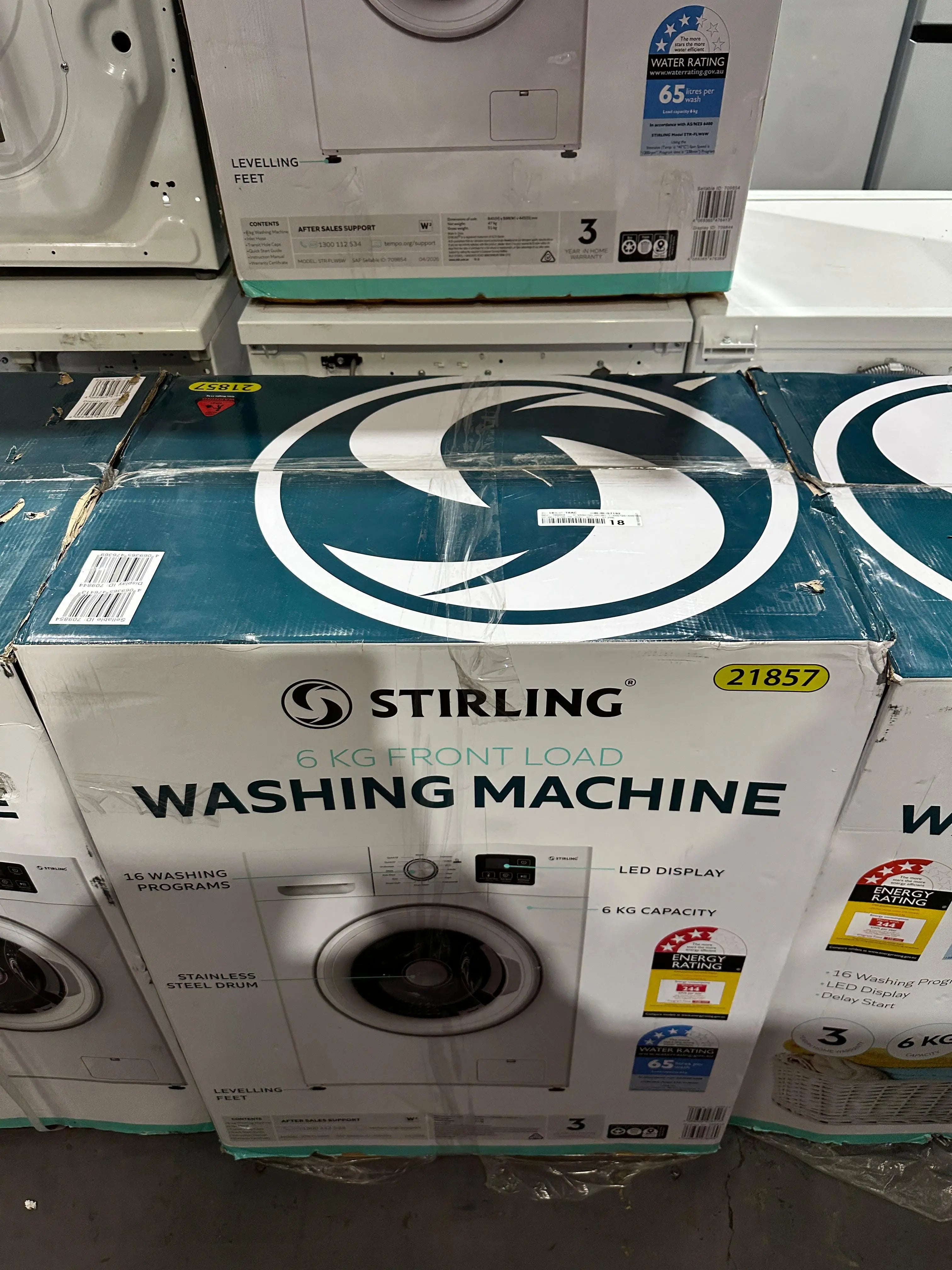 Factory Seconds Stirling 6kg Front Load Washer | ADELAIDE