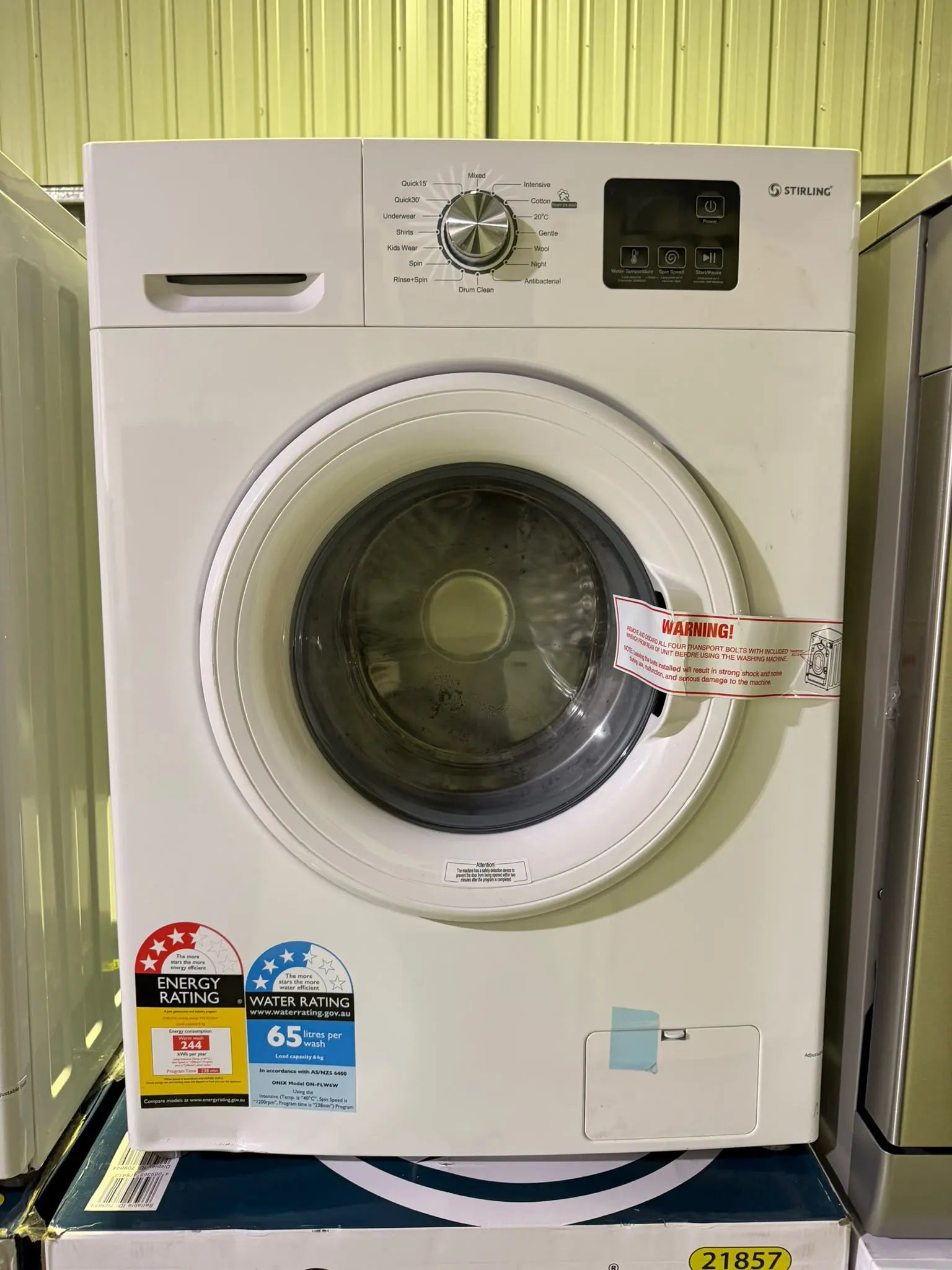 Factory Seconds Stirling 6kg Front Load Washing Machine | BRISBANE