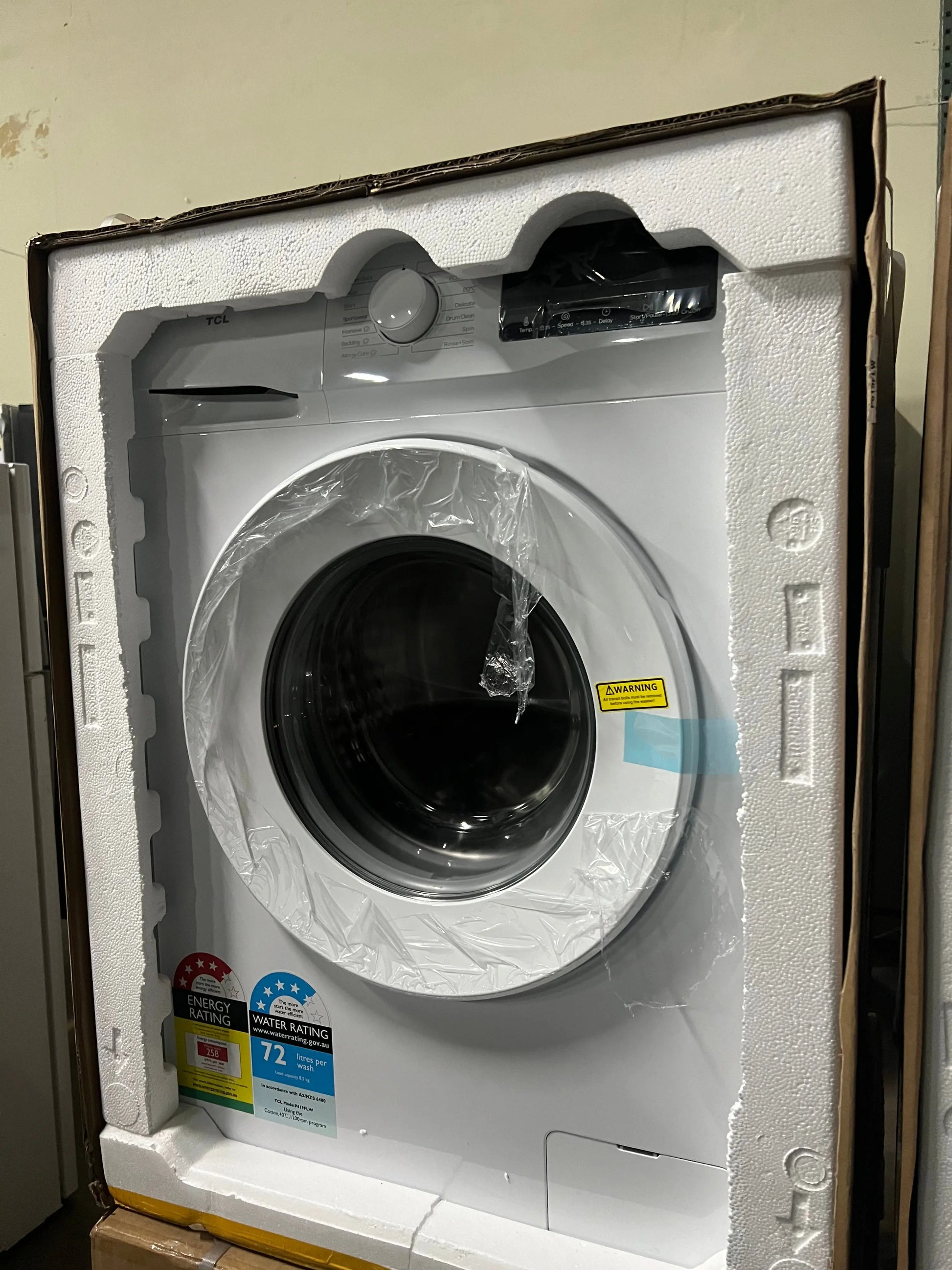 Factory Seconds TCL 8.5Kg Washing Machine | ADELAIDE