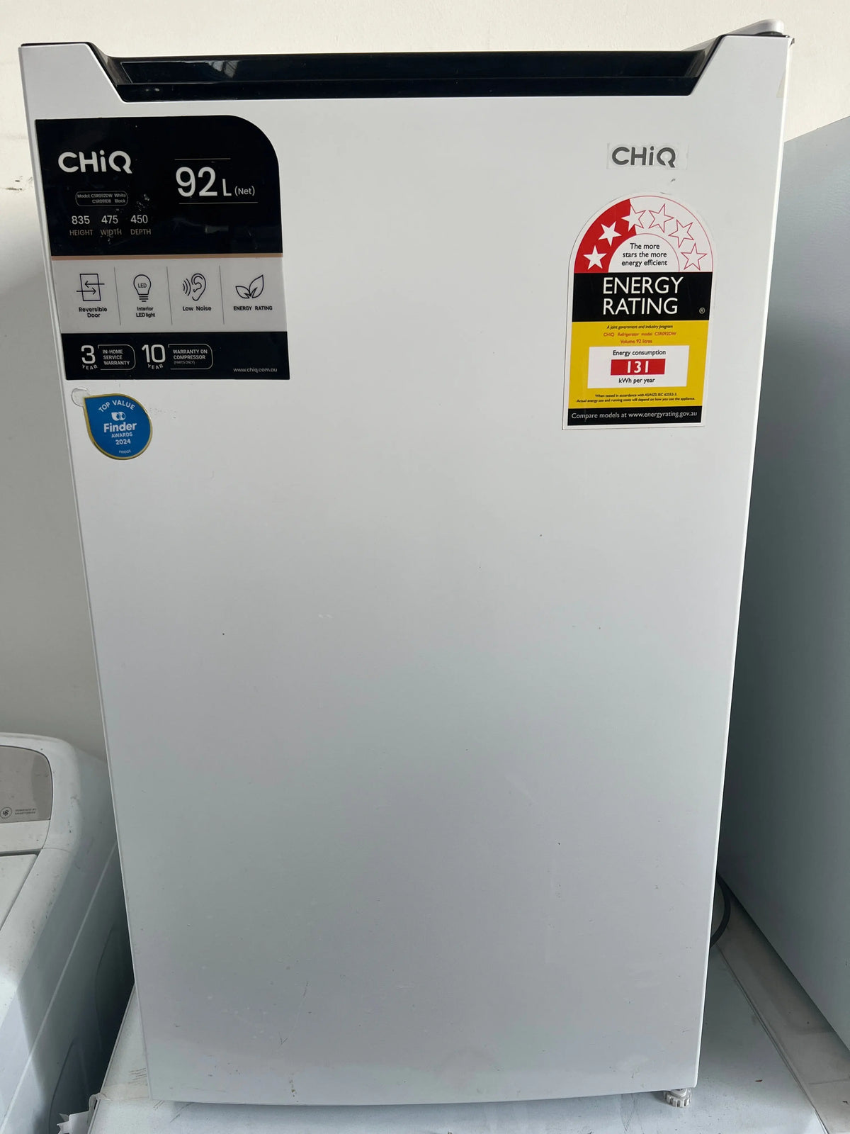 Factory second Chiq 92 L bar fridge ( 6 months warranty) | ADELAIDE