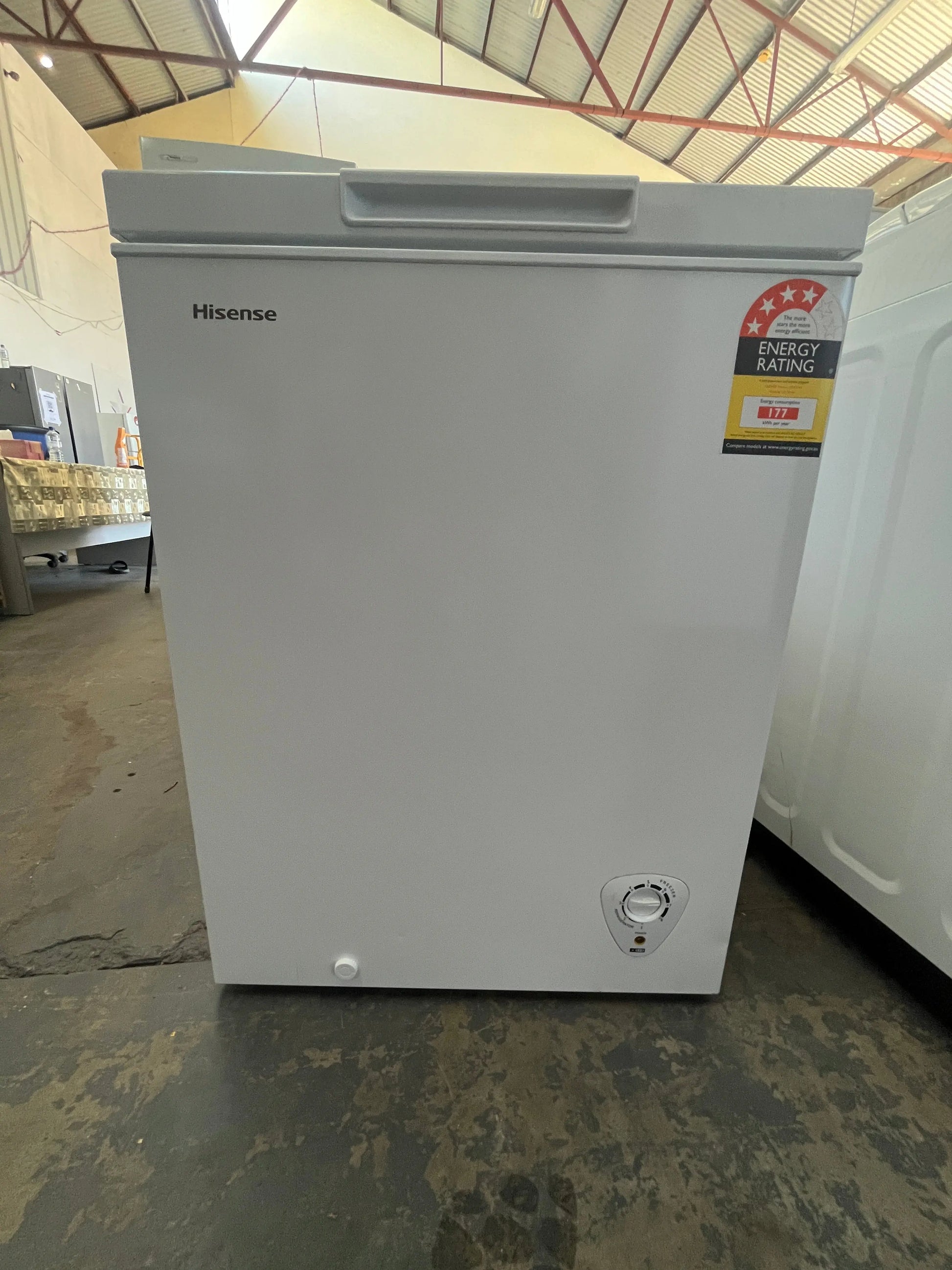 Factory second HISENSE Freezer HRCF144 Volume 145 litres | ADELAIDE