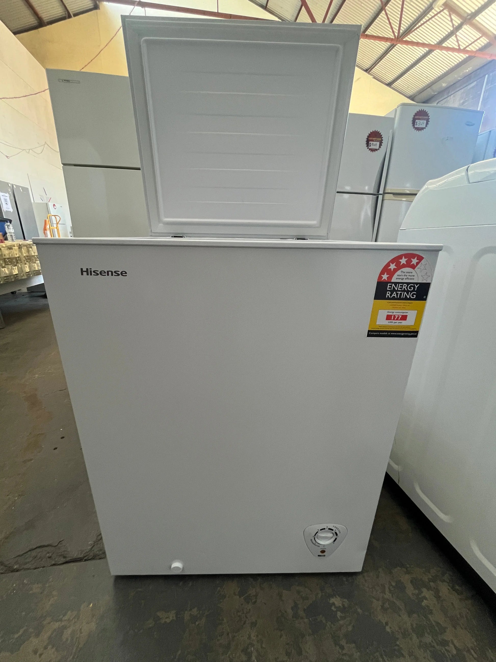 Factory second HISENSE Freezer HRCF144 Volume 145 litres | ADELAIDE