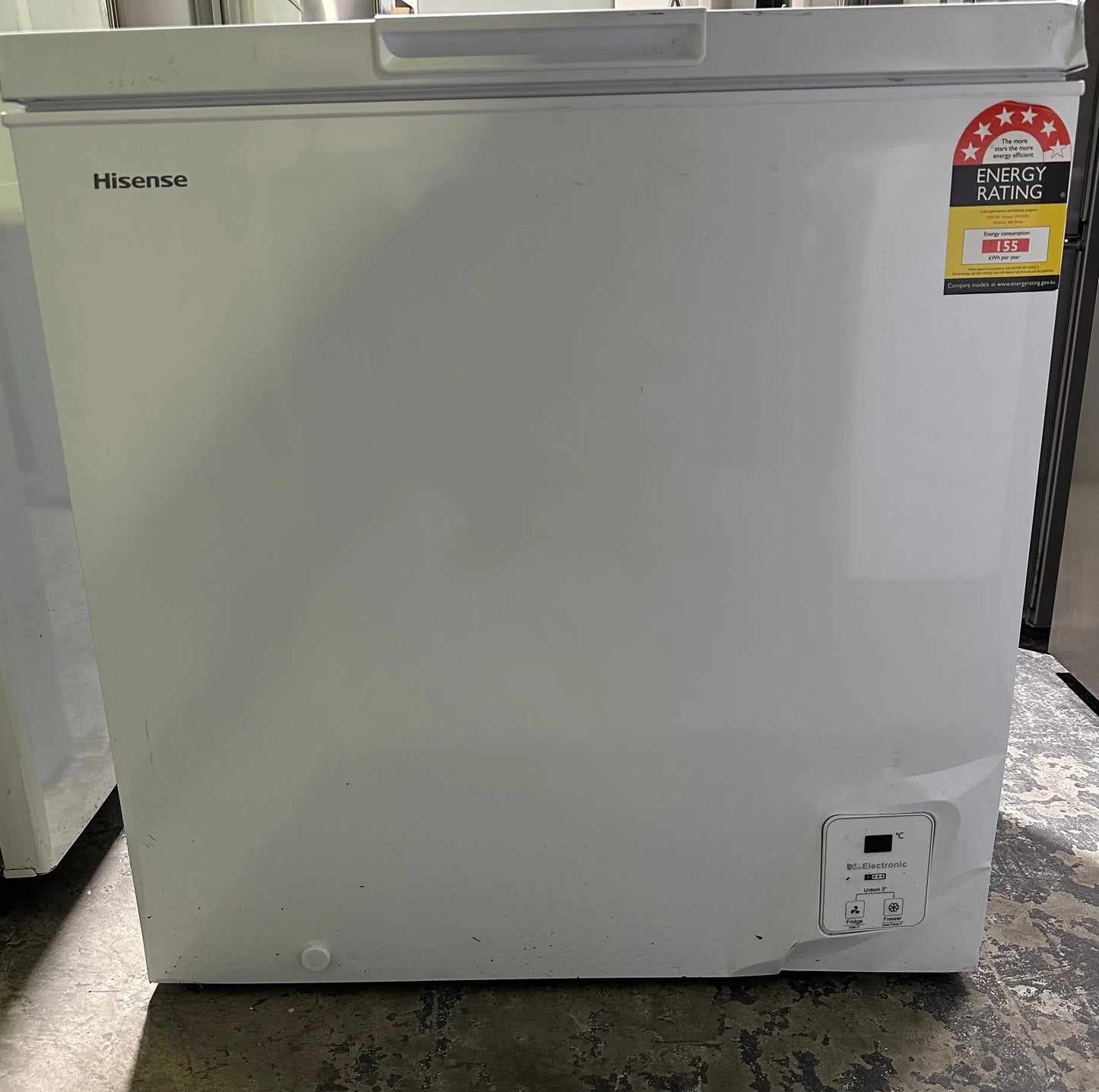 Factory second Hisense 200L chest freezer | BRISBANE