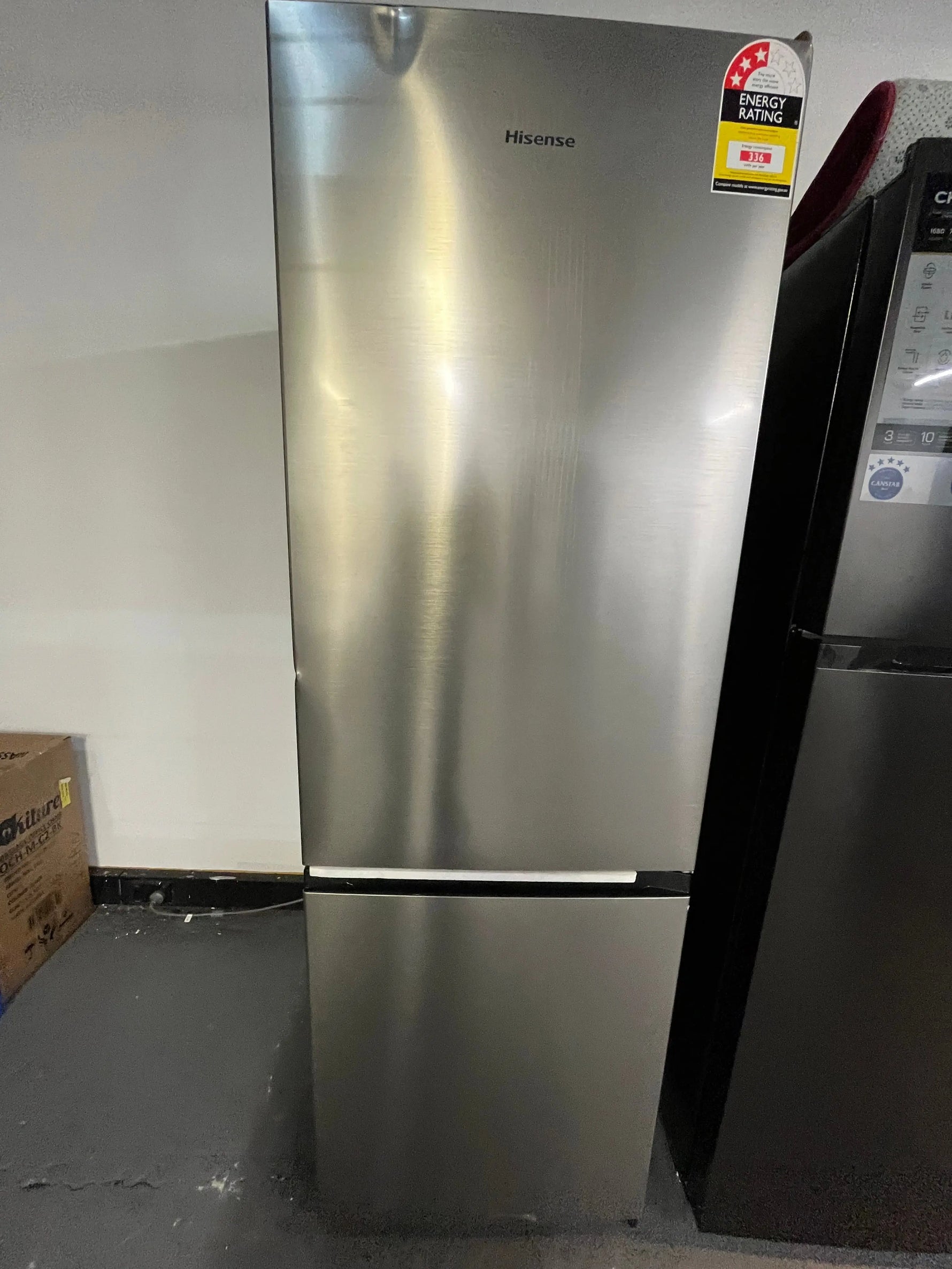 Factory second Hisense 292 ltr bottom mount fridge freezer Model no -HRBM292S | ALEXANDRIA