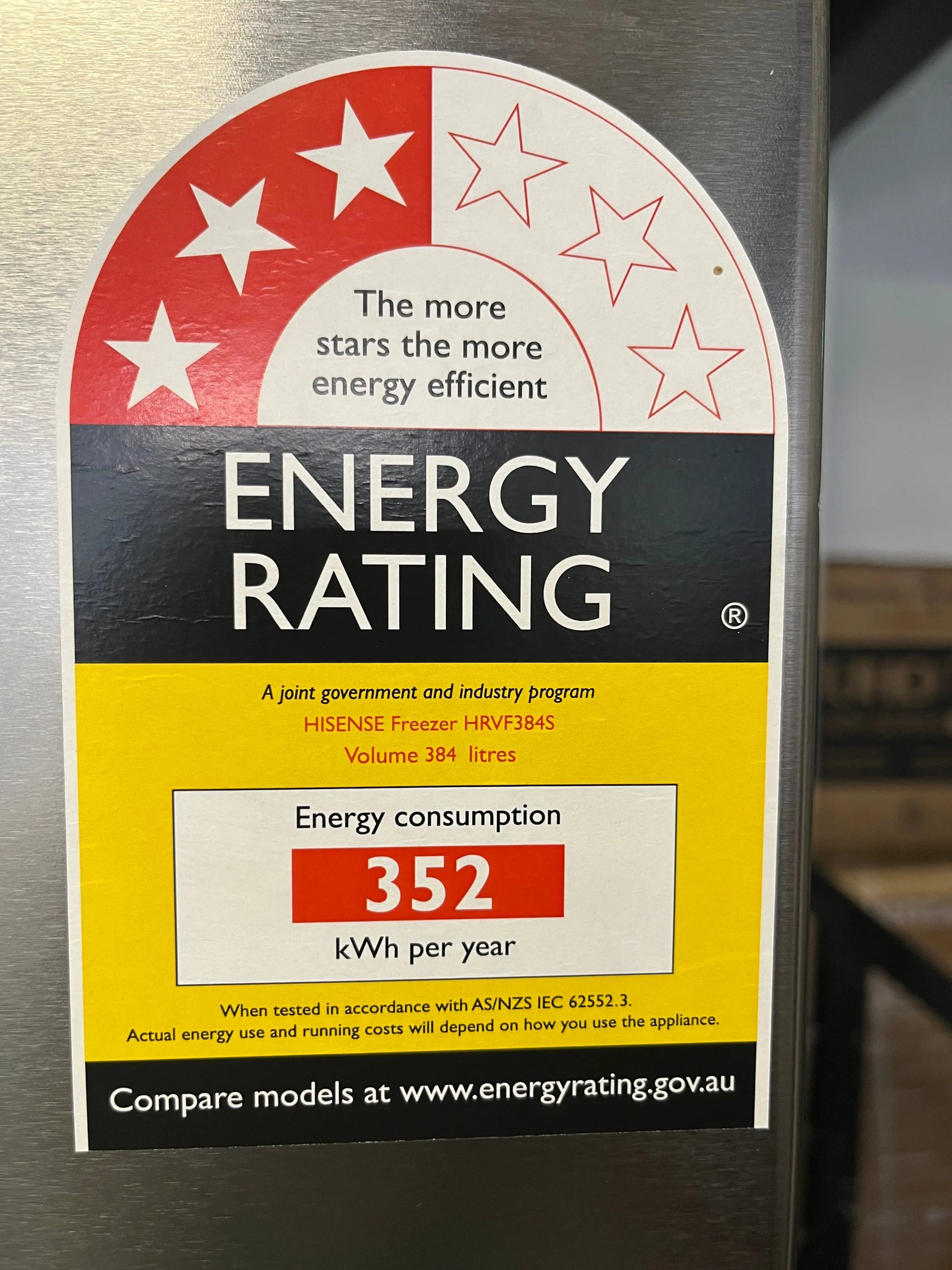 Factory second Hisense 384L upright Freezer | ALEXANDRIA