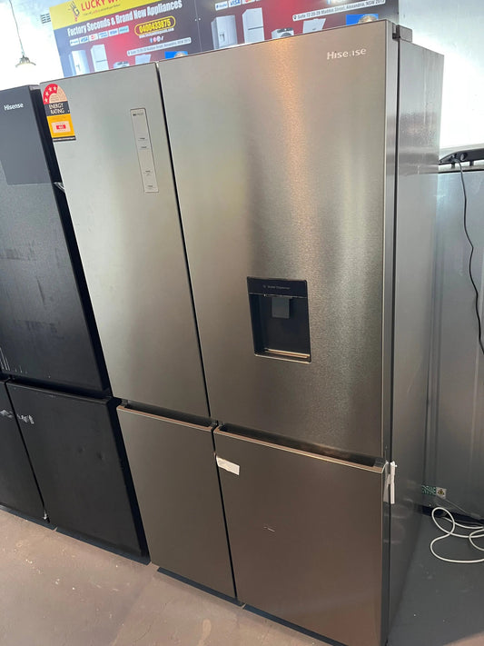Factory second Hisense 649 ltr side by side door fridge | ALEXANDRIA