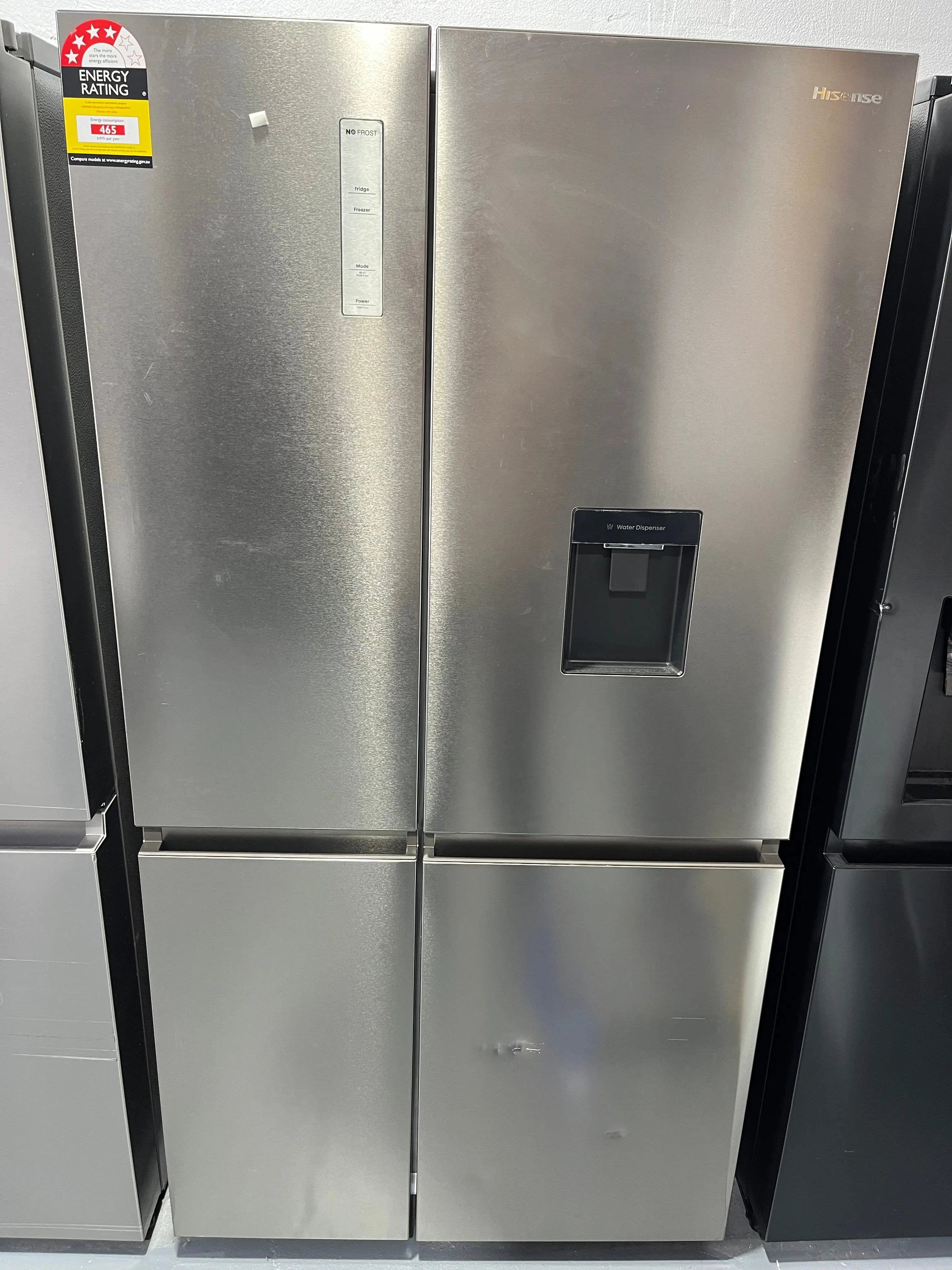Factory second Hisense 649 ltr side by side door fridge | ALEXANDRIA