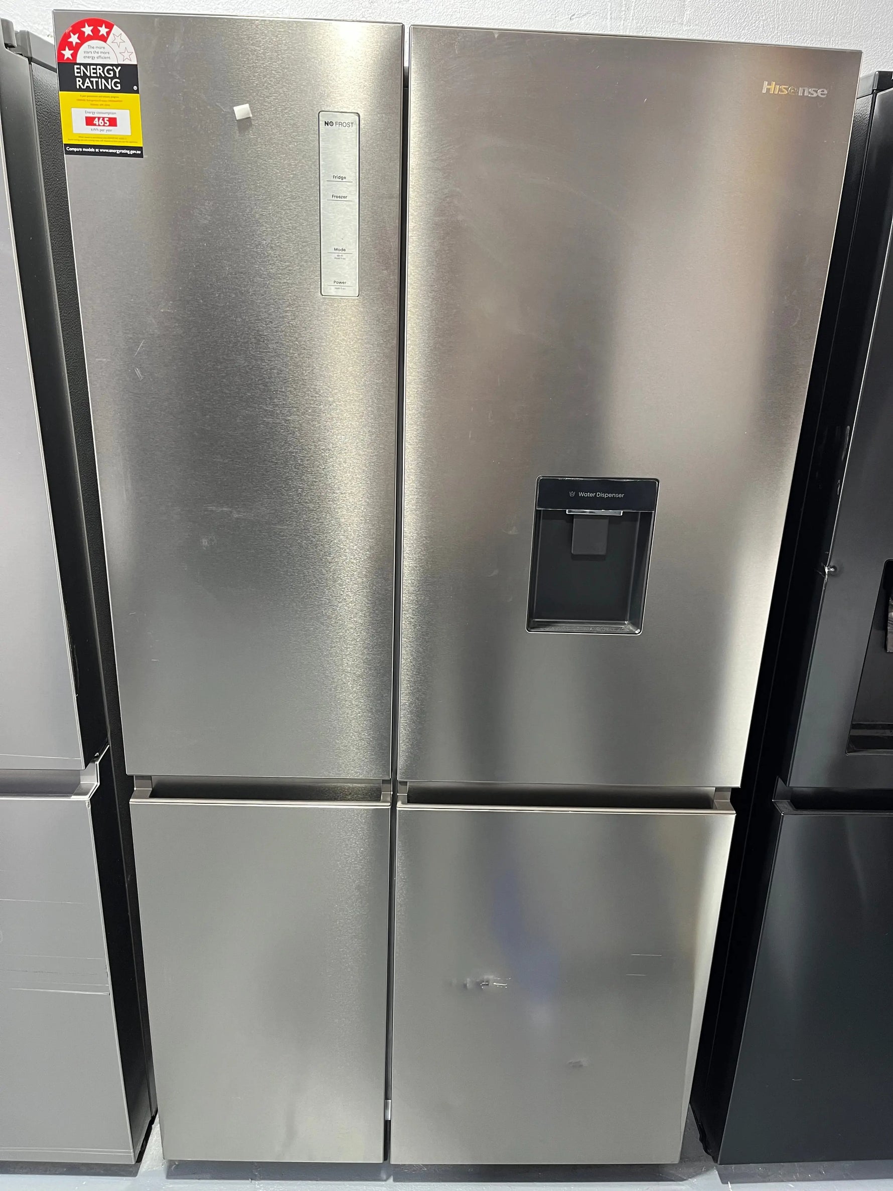 Factory second Hisense 649 ltr side by side door fridge | ALEXANDRIA