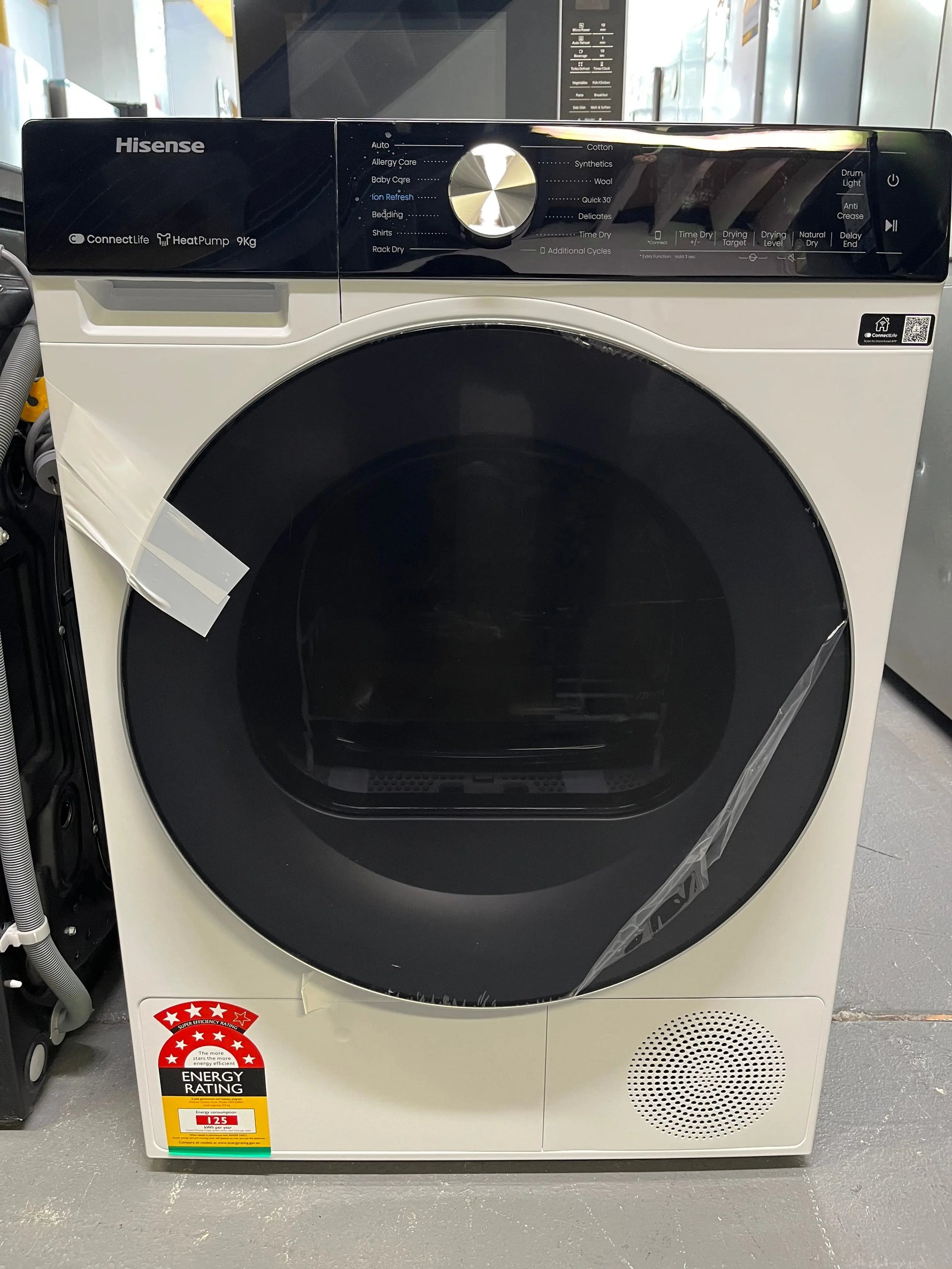 Factory second Hisense 9 kgs heat pump dryer | ALEXANDRIA