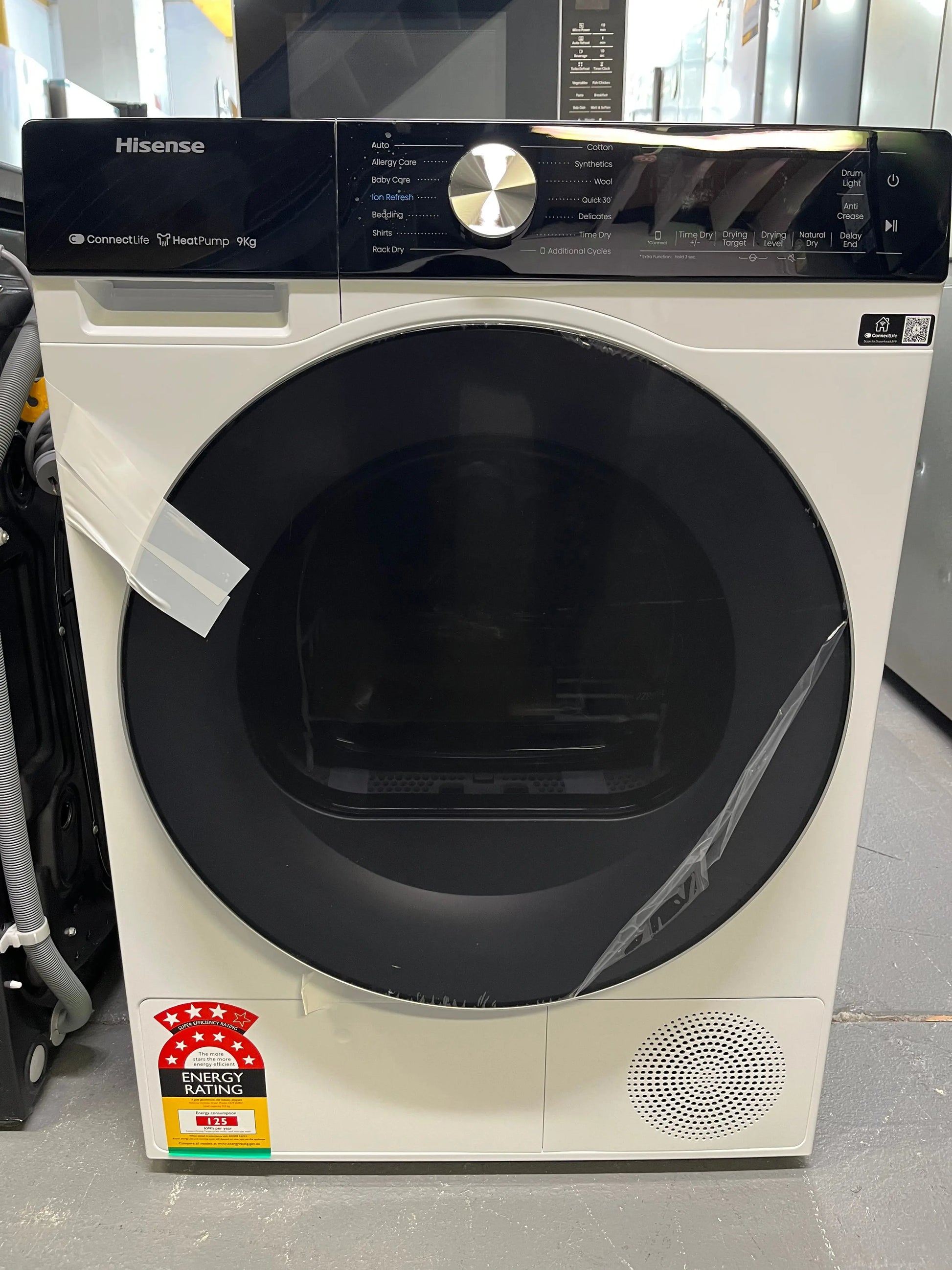 Factory second Hisense 9 kgs heat pump dryer | ALEXANDRIA