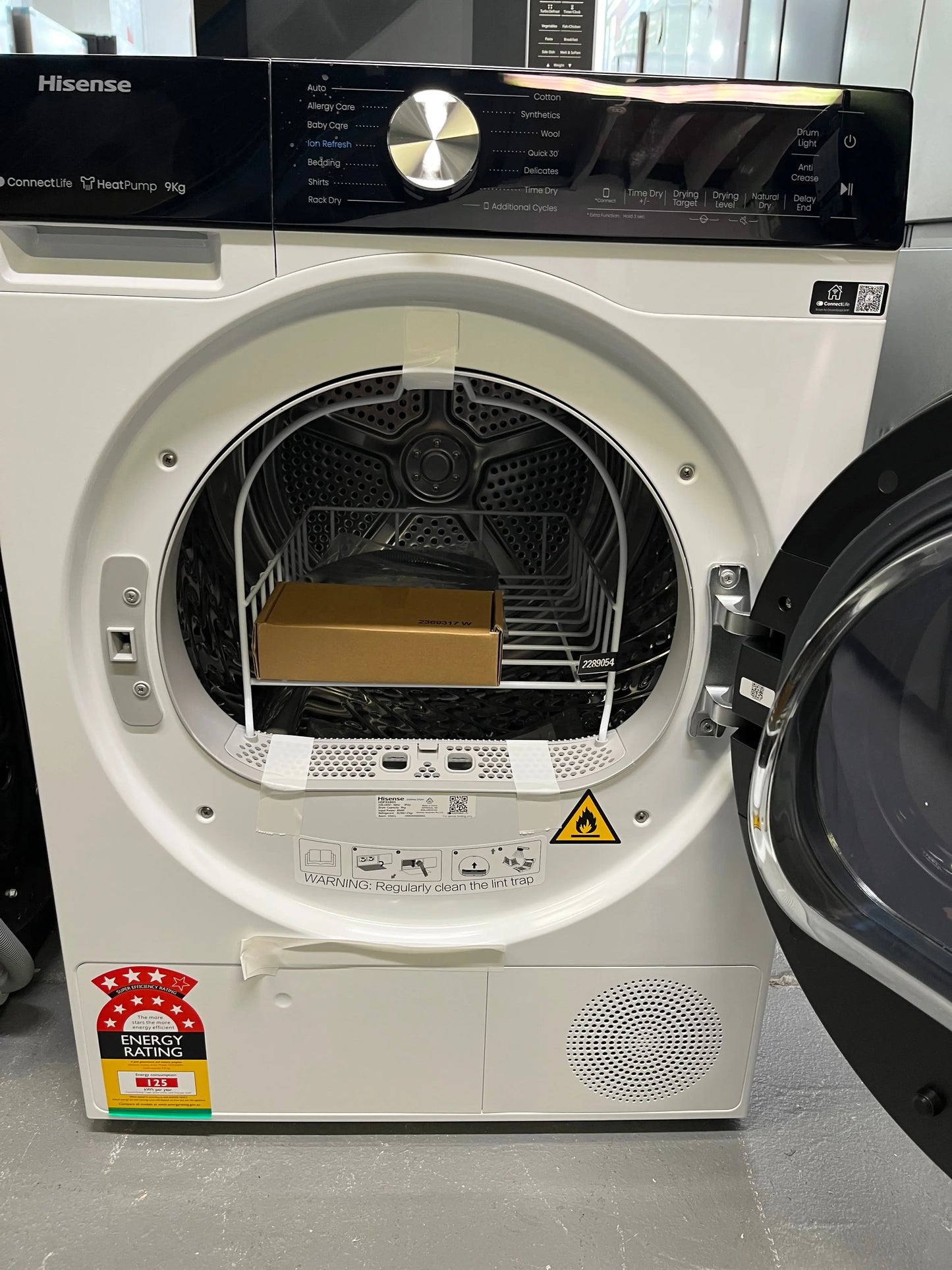 Factory second Hisense 9 kgs heat pump dryer | ALEXANDRIA