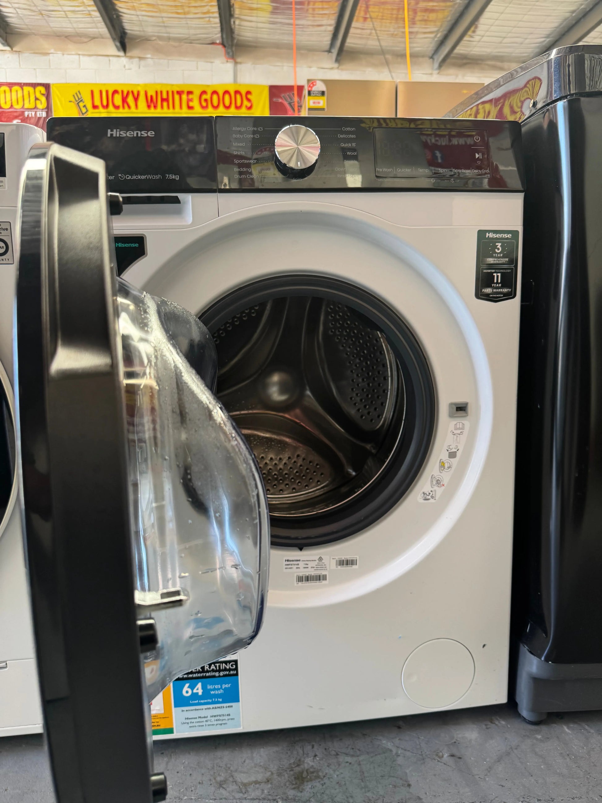 Factory second Hisense washing machine 7.5 KG | SYDNEY