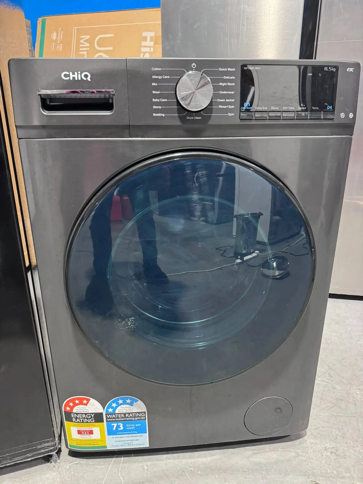 Factory seconds Chiq 202L fridge and refurbished Chiq 8.5kg washing mechine | PERTH
