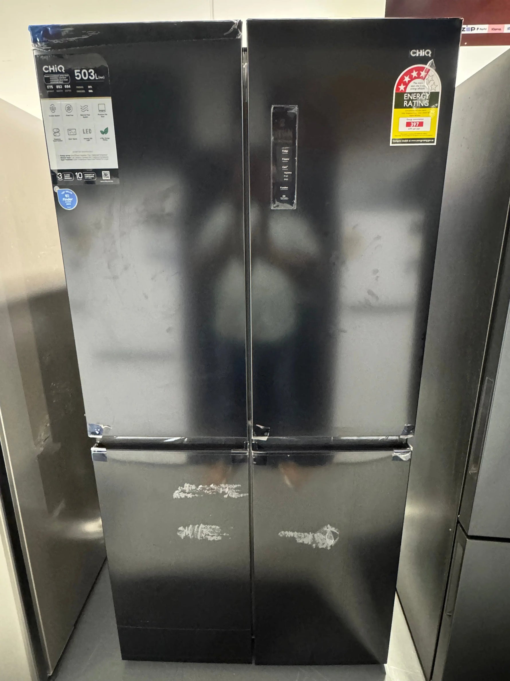 Factory seconds Chiq 503 litres fridge freezer | PERTH