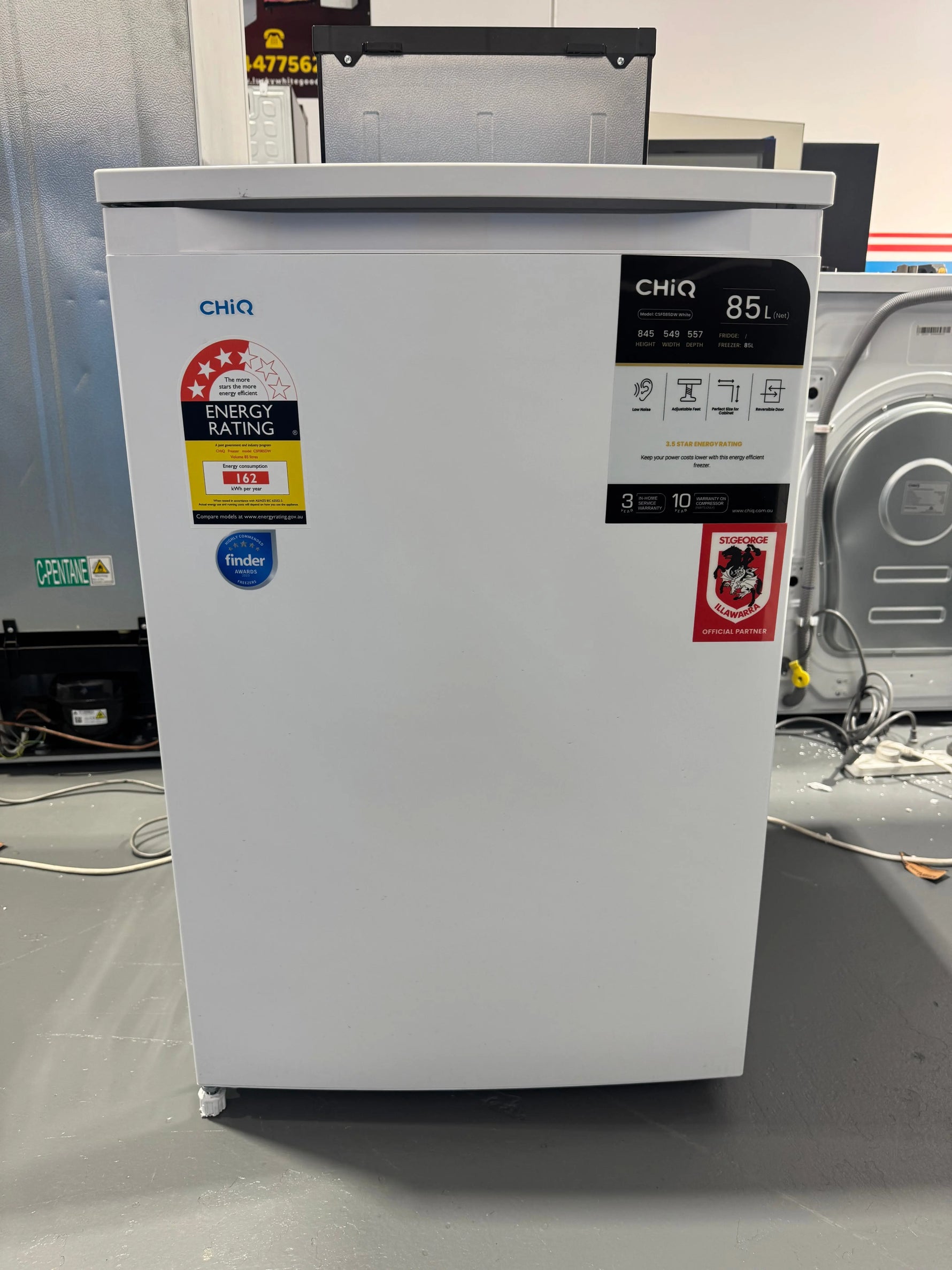 Factory seconds Chiq 85 light upright freezer | PERTH