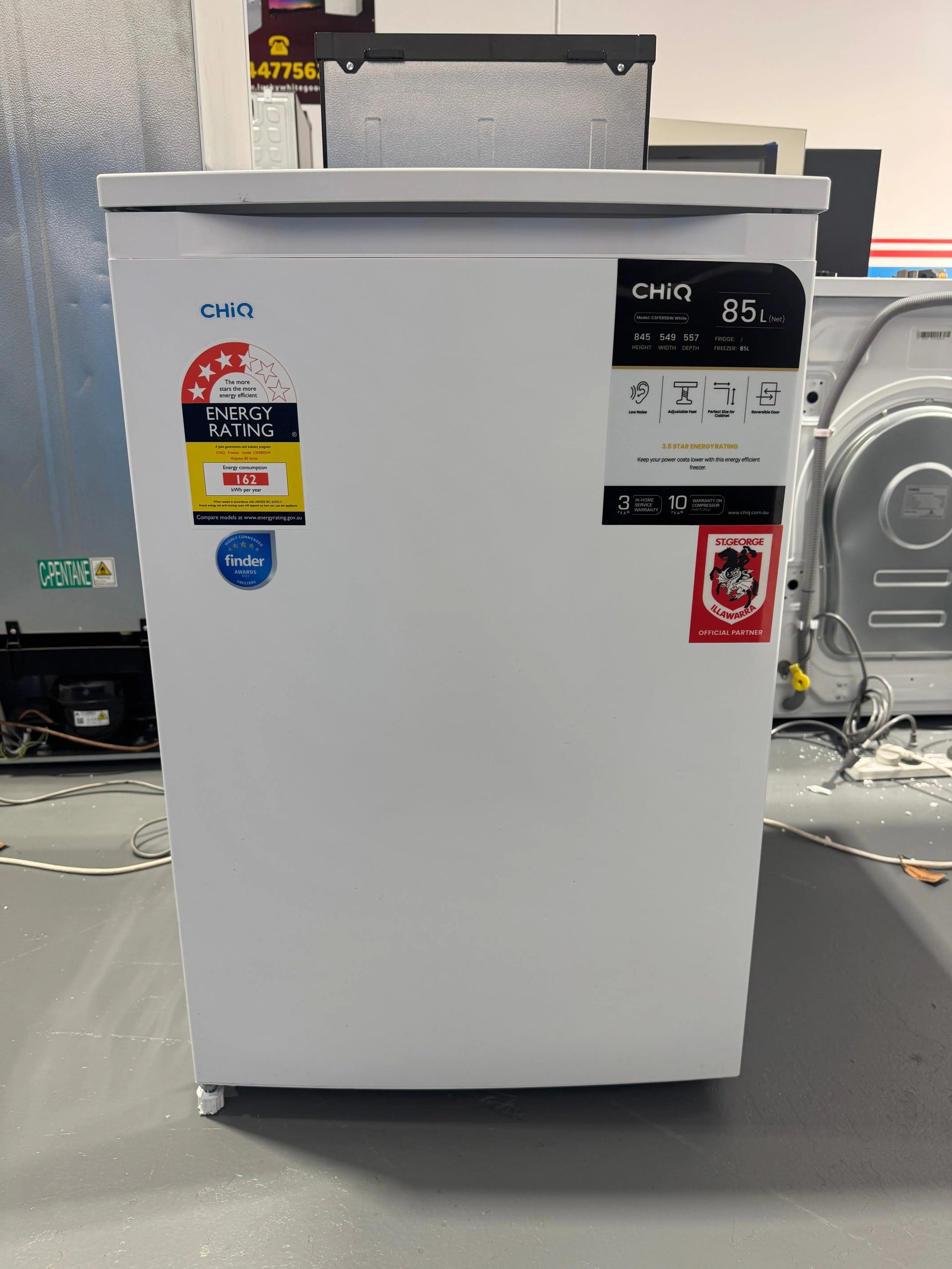 Factory seconds Chiq 85 light upright freezer | PERTH