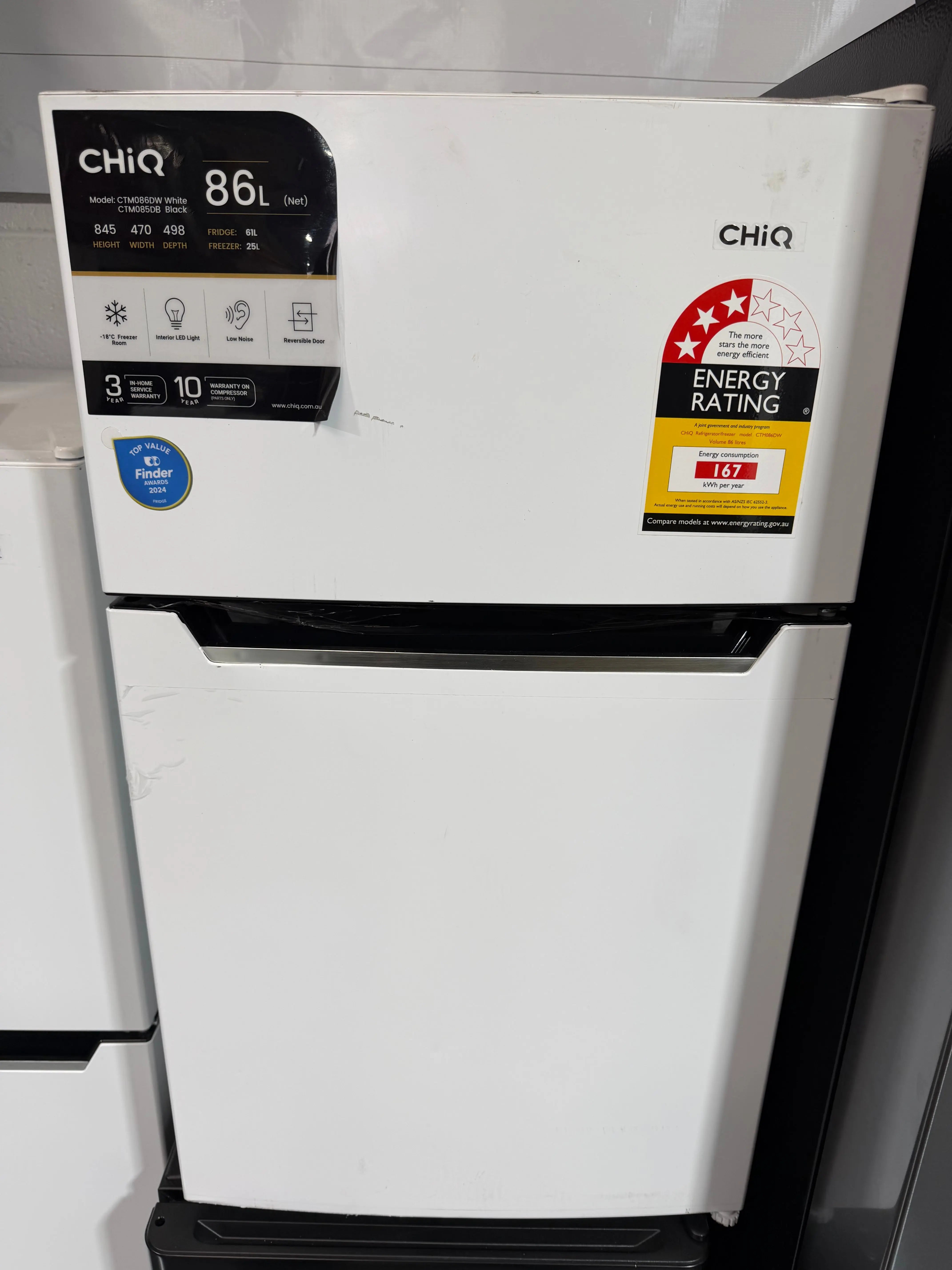 Factory seconds Chiq 86 ltr Bar fridge